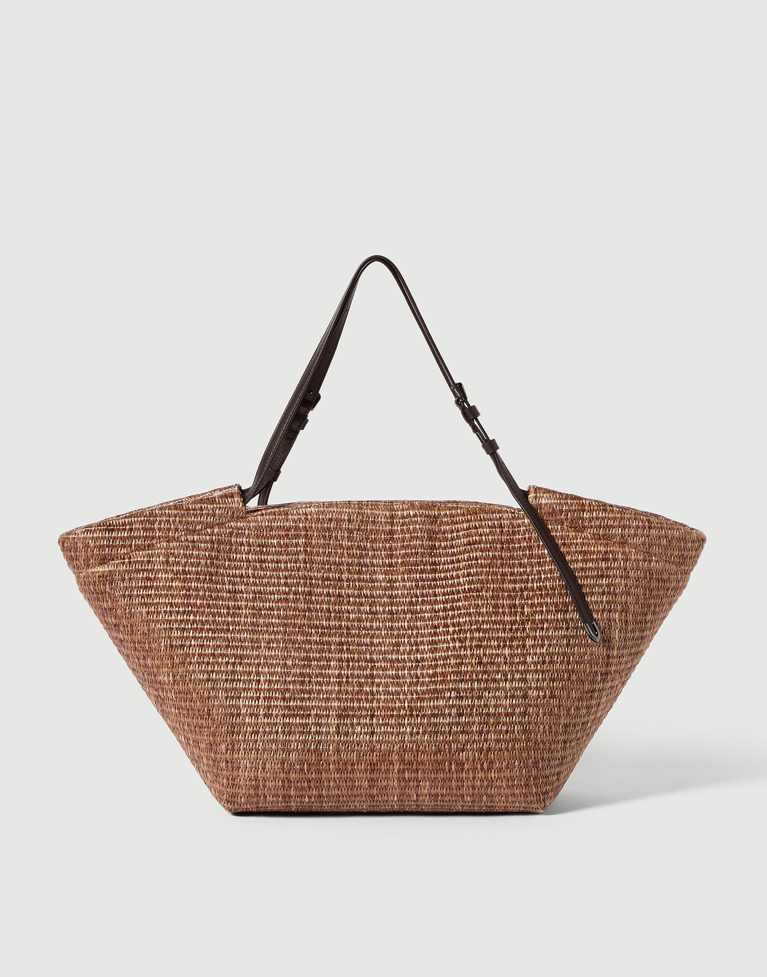 Raffia large panier shopper