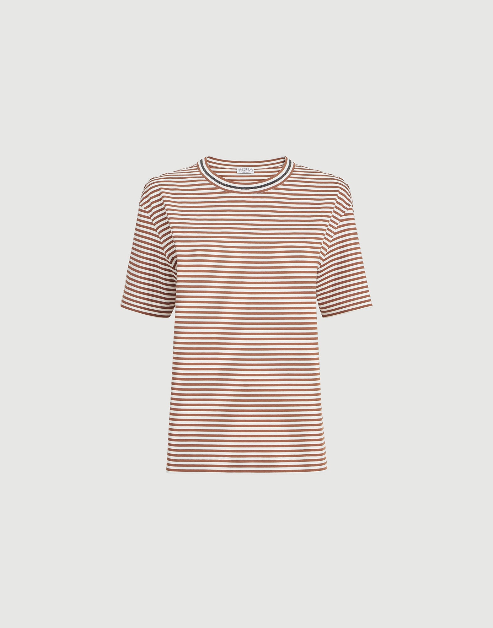 Brunello Cucinelli Striped jersey T-shirt | Thumbnail 7