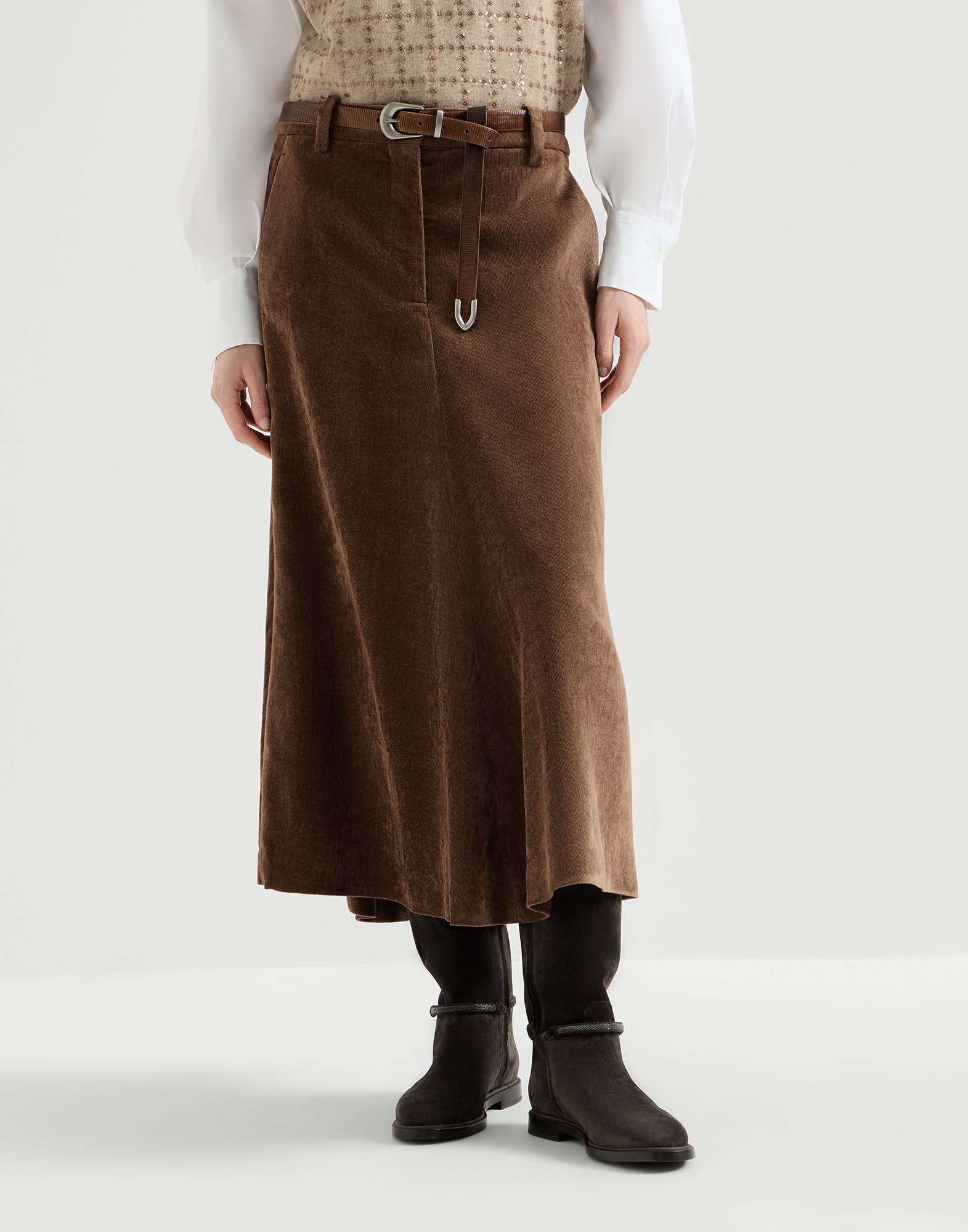 Midi Skirt - Front view - View Full Screen