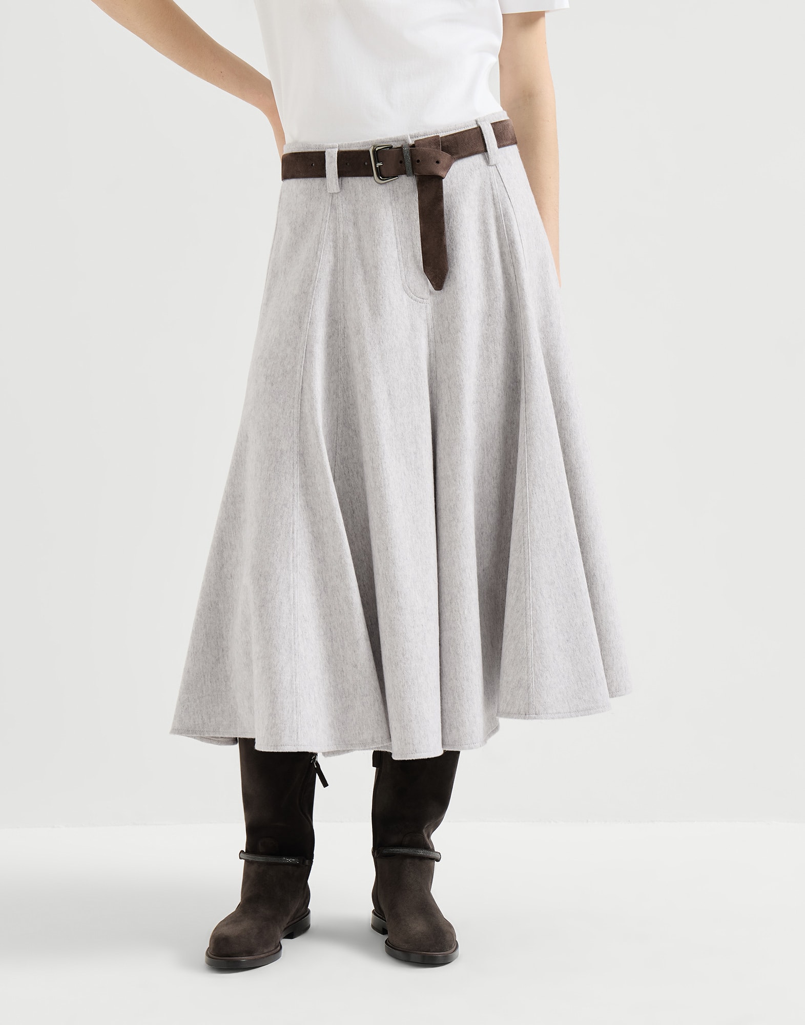 Midi Skirt - Front view - View Full Screen