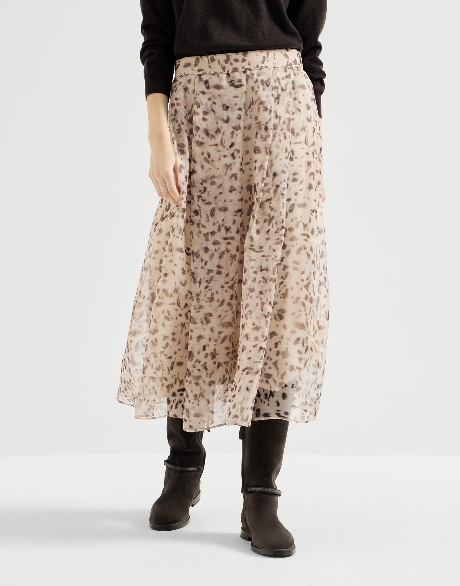 Midi Skirt - Front view - View Full Screen