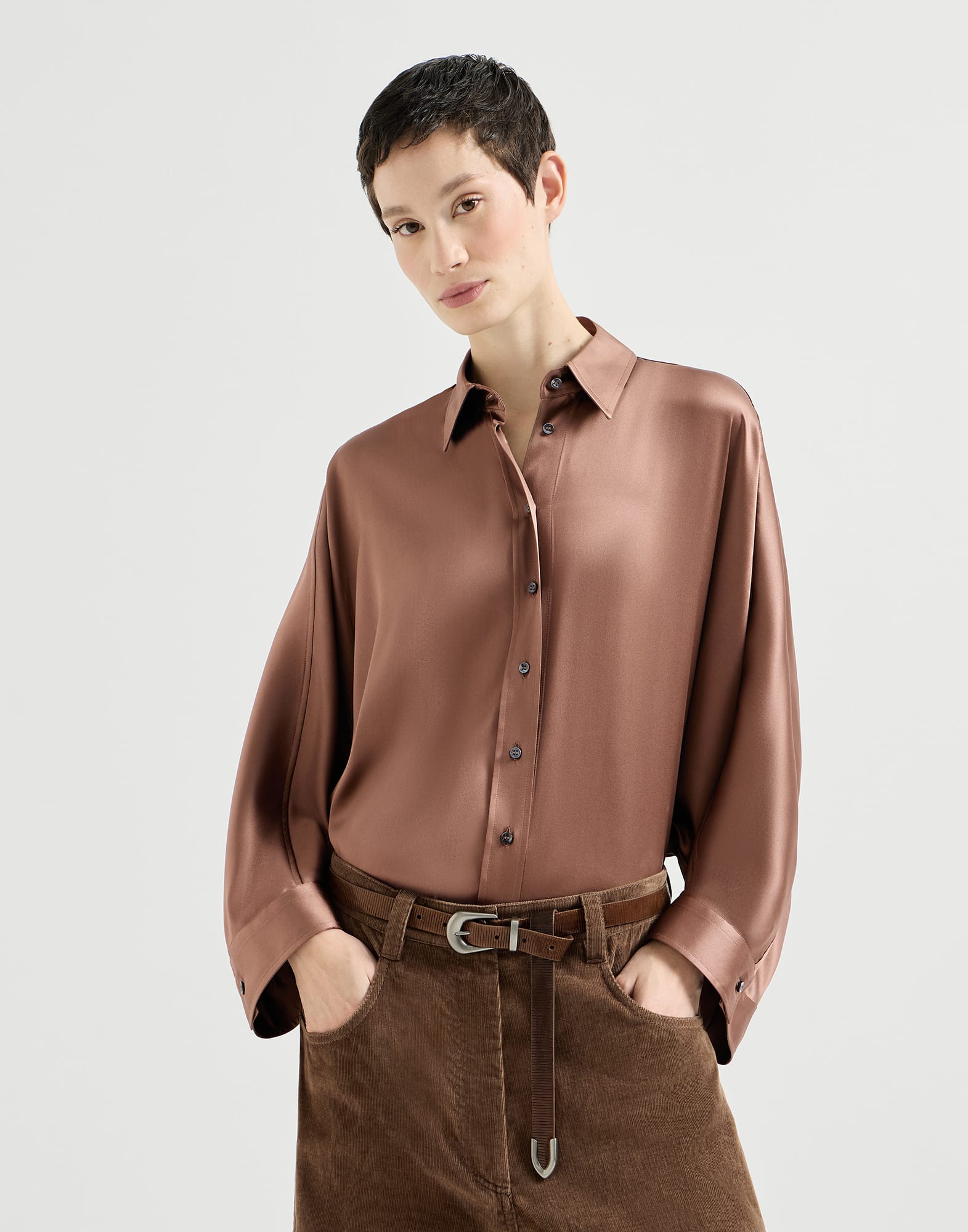 Silk Shirt - Front view - View Full Screen