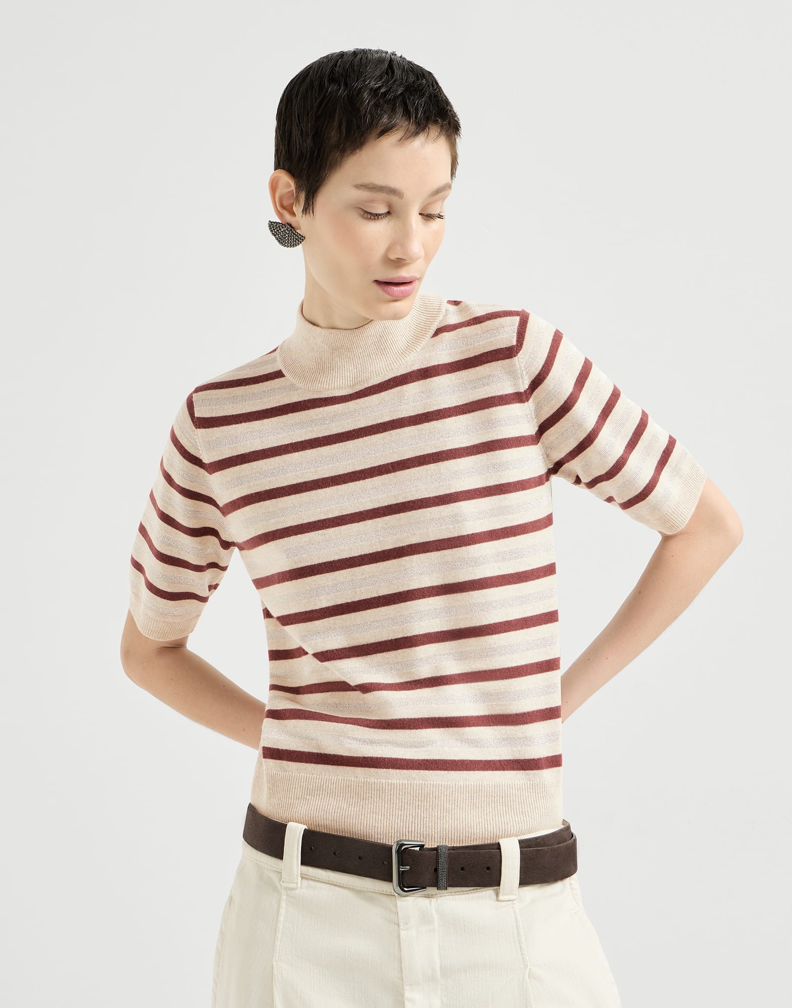 Knitted Top - Front view - View Full Screen