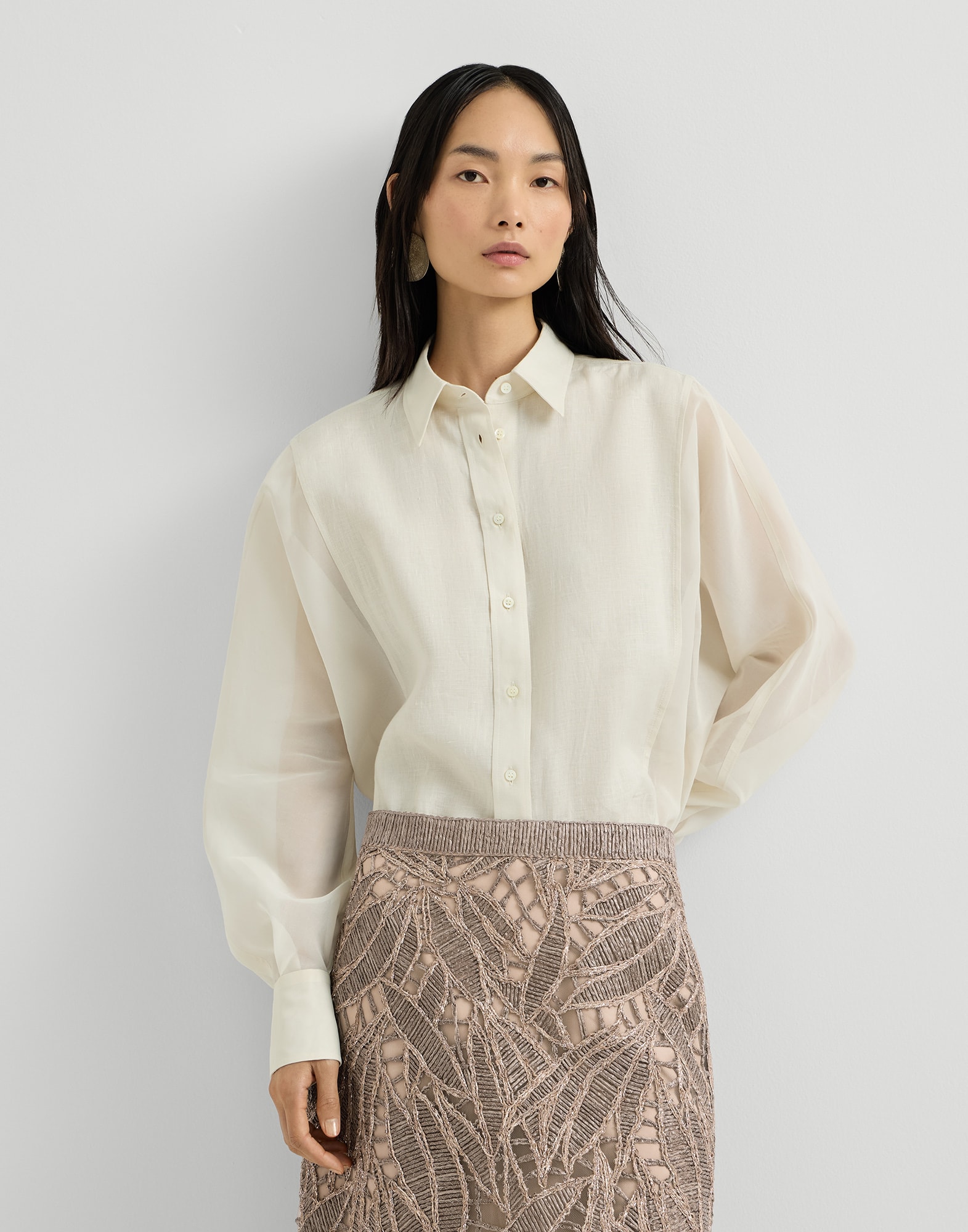Linen Shirt - Front view - View Full Screen
