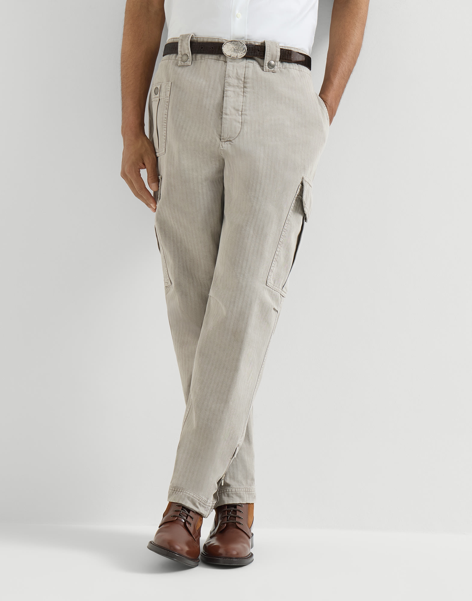 Pantalon Cargo - Vue frontale - Afficher en plein &eacute;cran