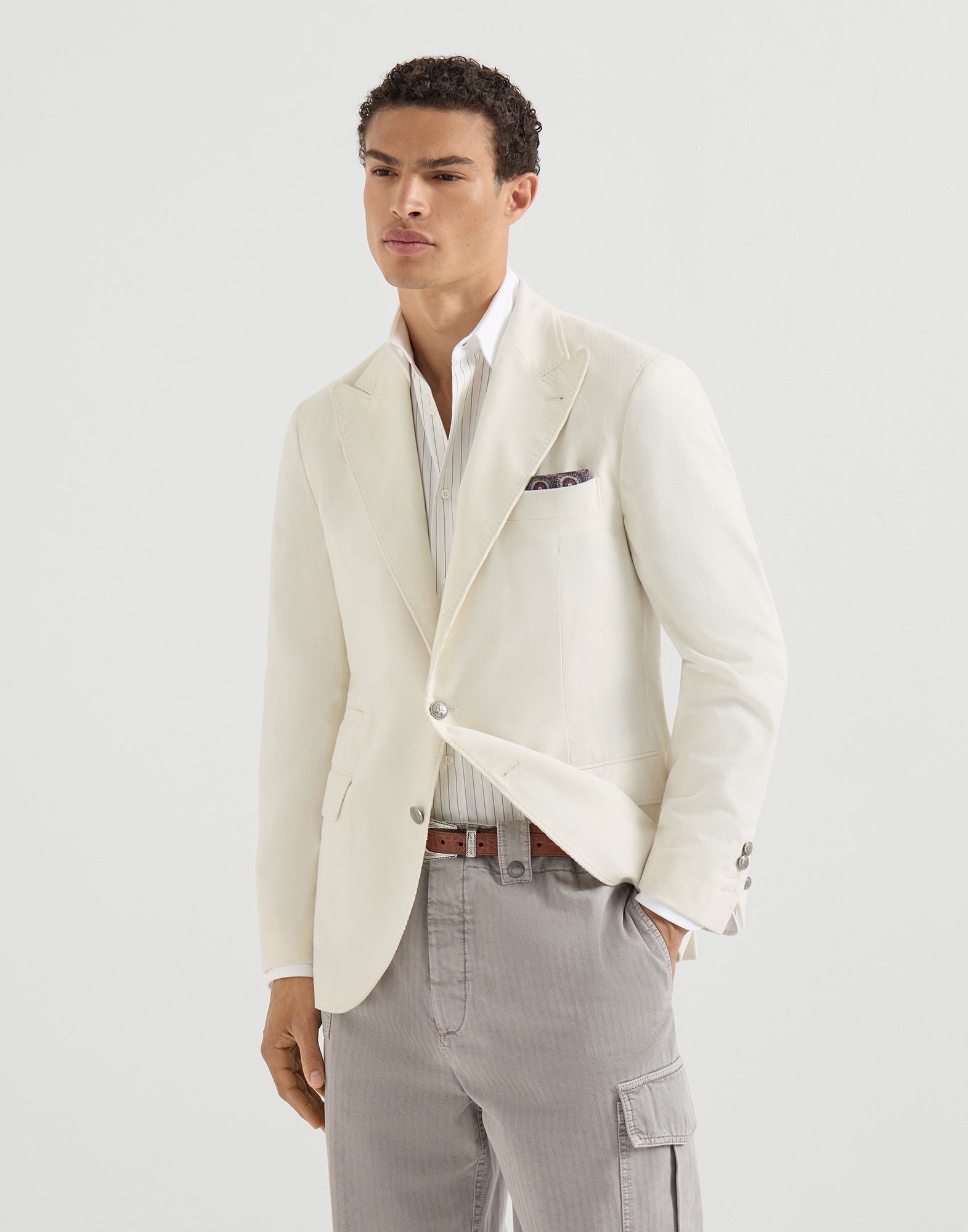Single Breasted Blazer - Front view - View Full Screen