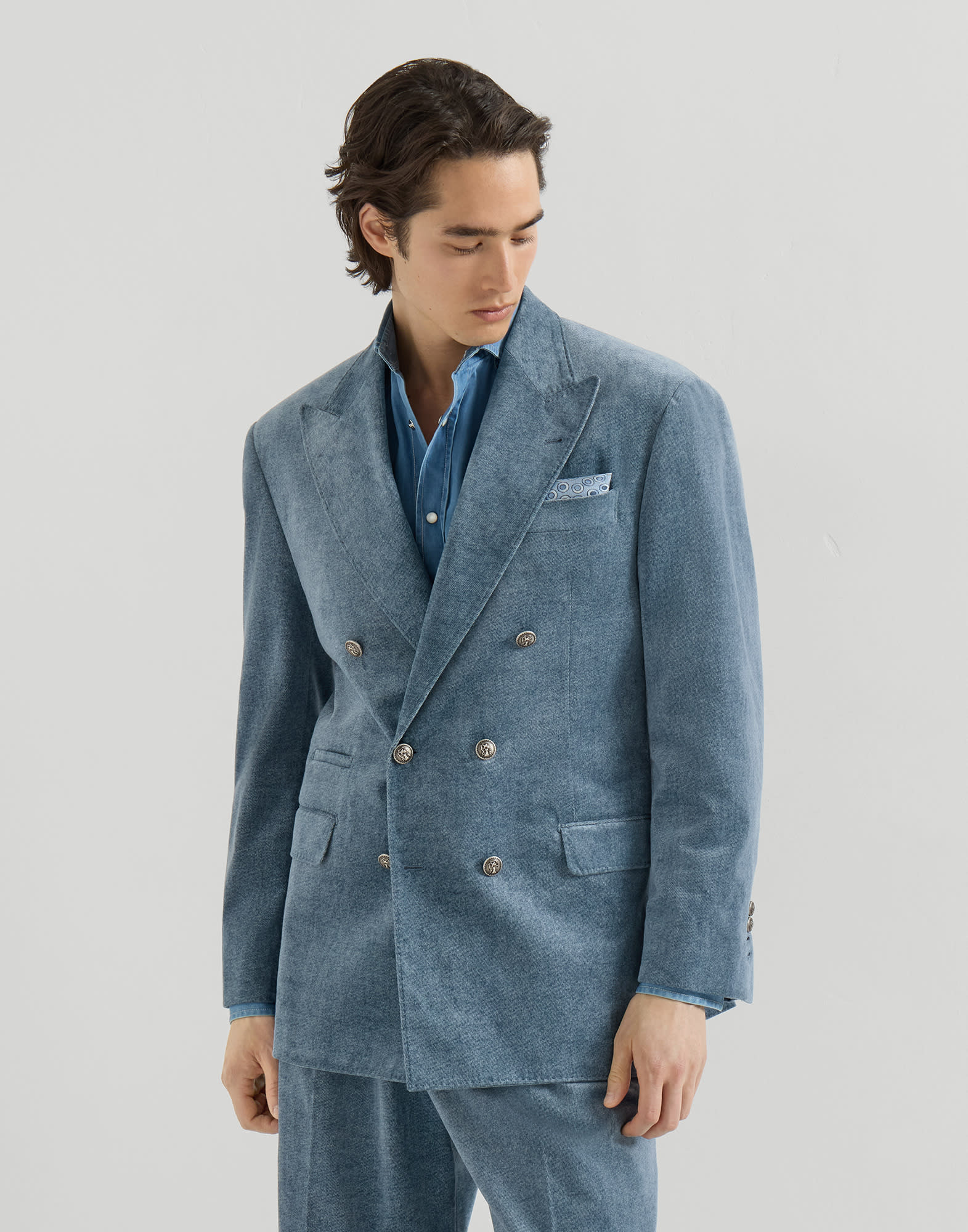 One-and-a-Half-Breasted Blazer - Front view - View Full Screen