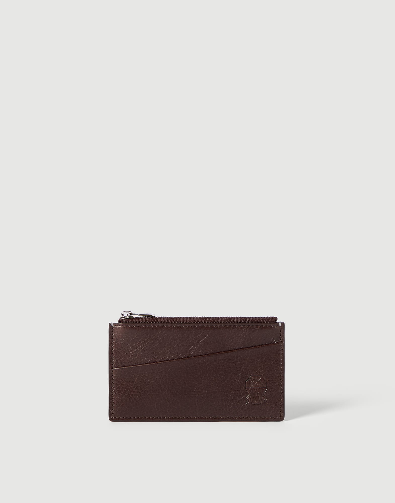 Leather travel pochette
