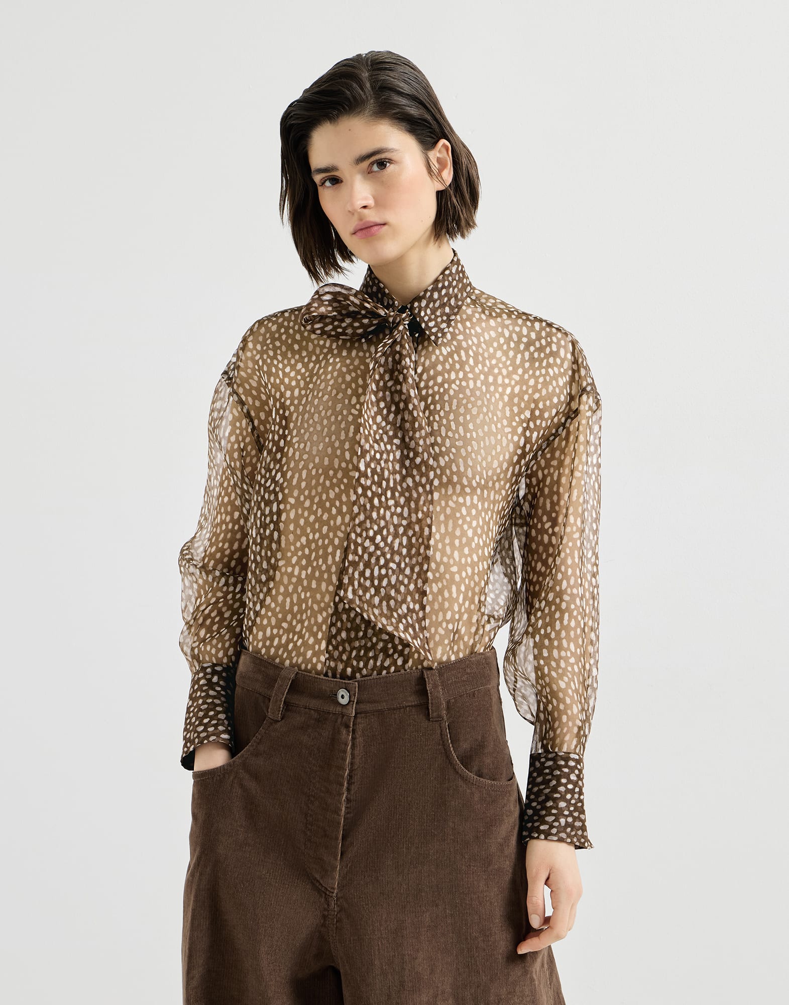 Silk Shirt - Front view - View Full Screen