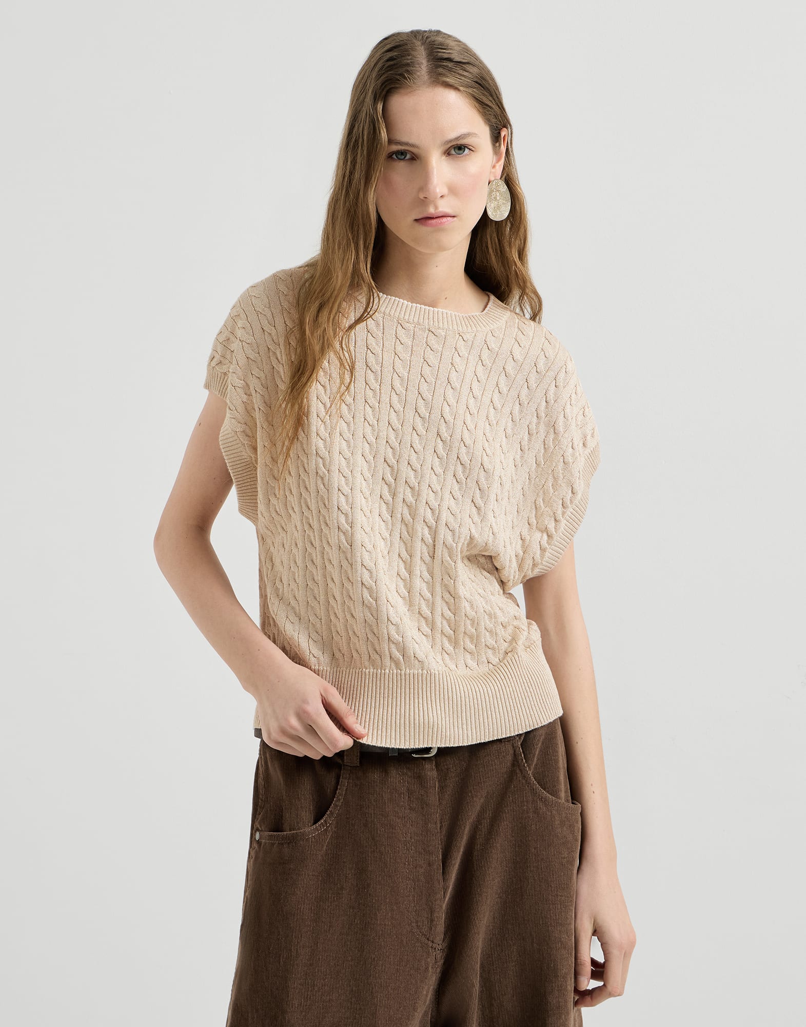 Knitted Top - Front view - View Full Screen