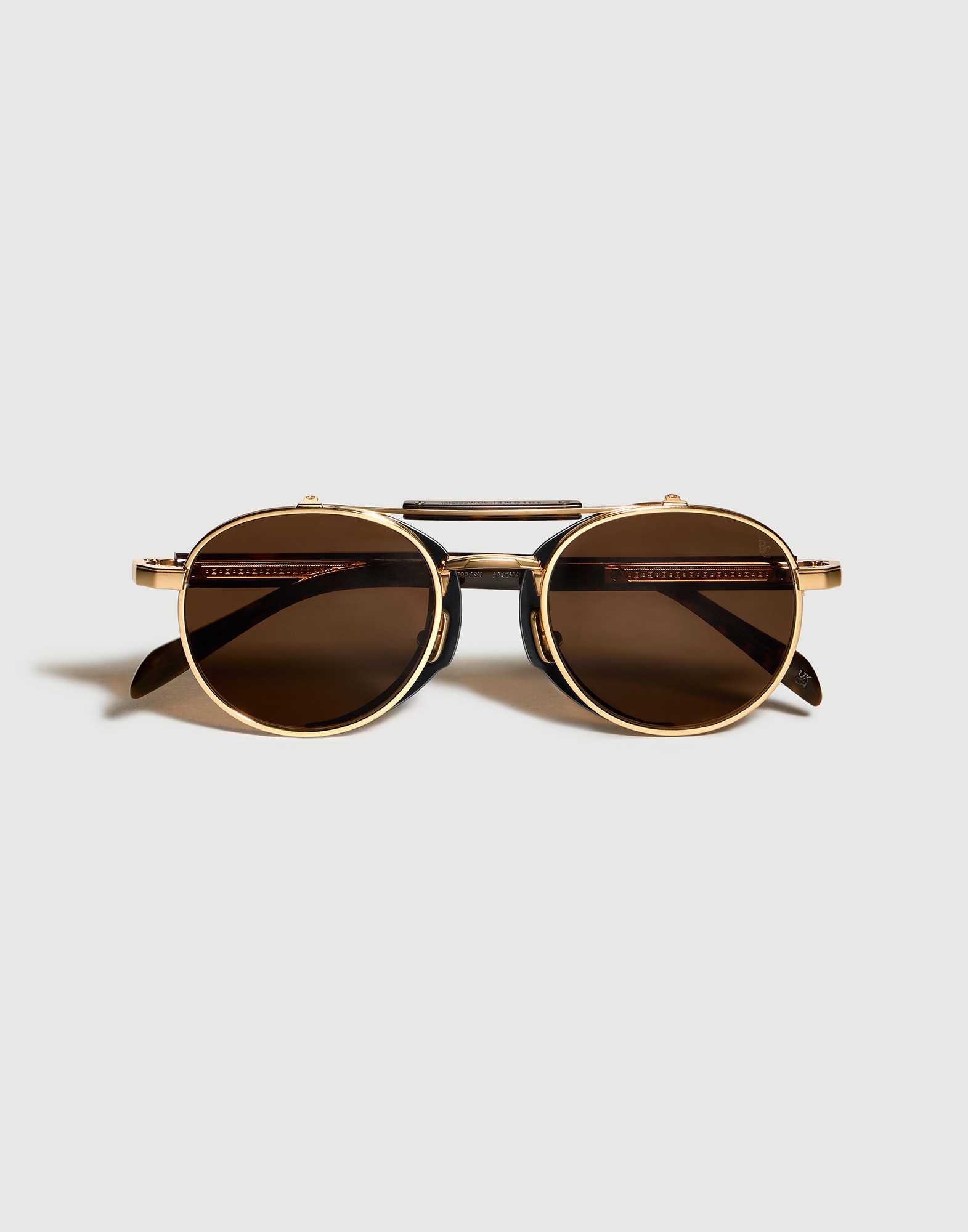 Gafas de sol Goldcraft Futura en oro Oro Gafas - Brunello Cucinelli
