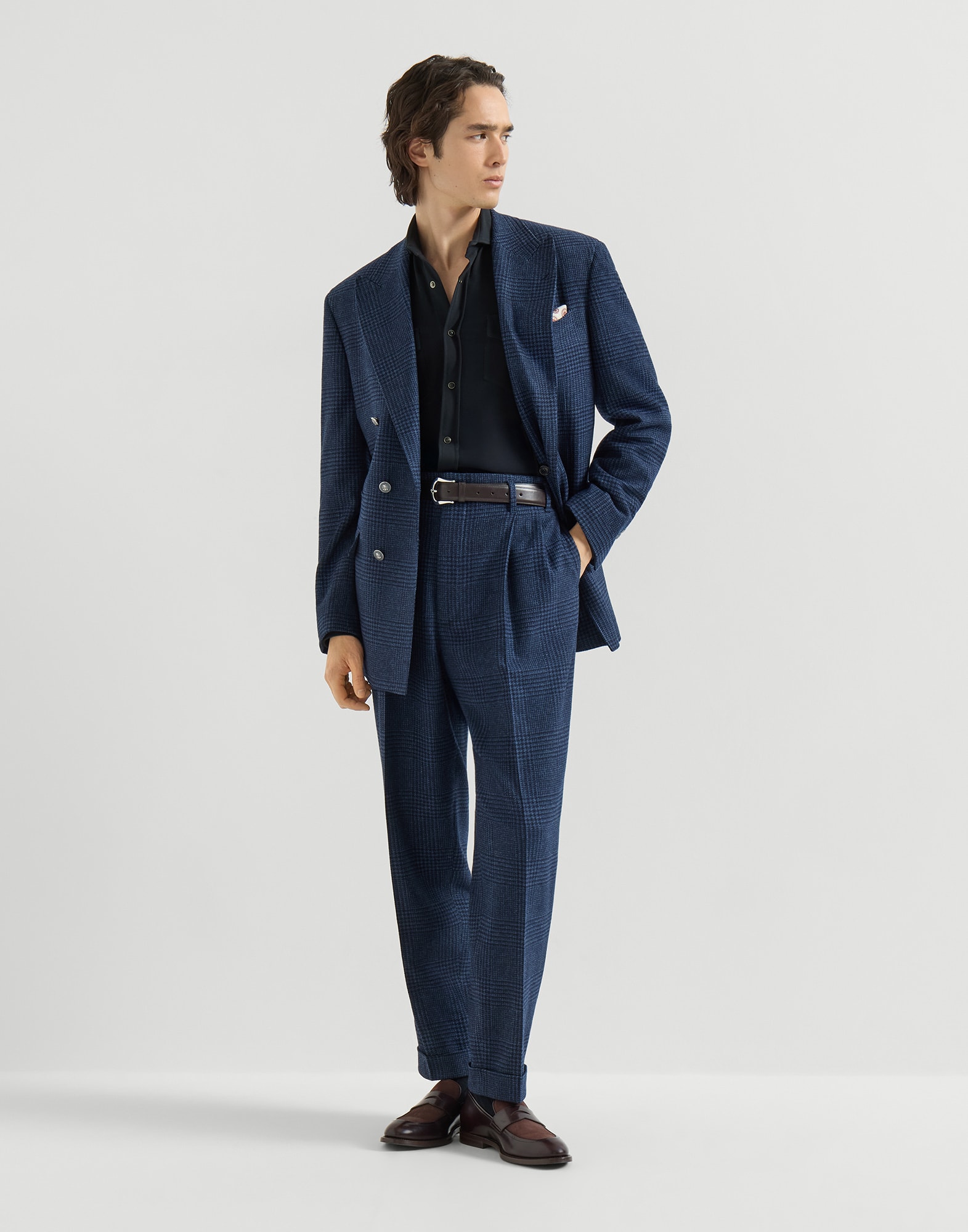 メンズ 向け ジンジャー ピケシャツ | Brunello Cucinelli