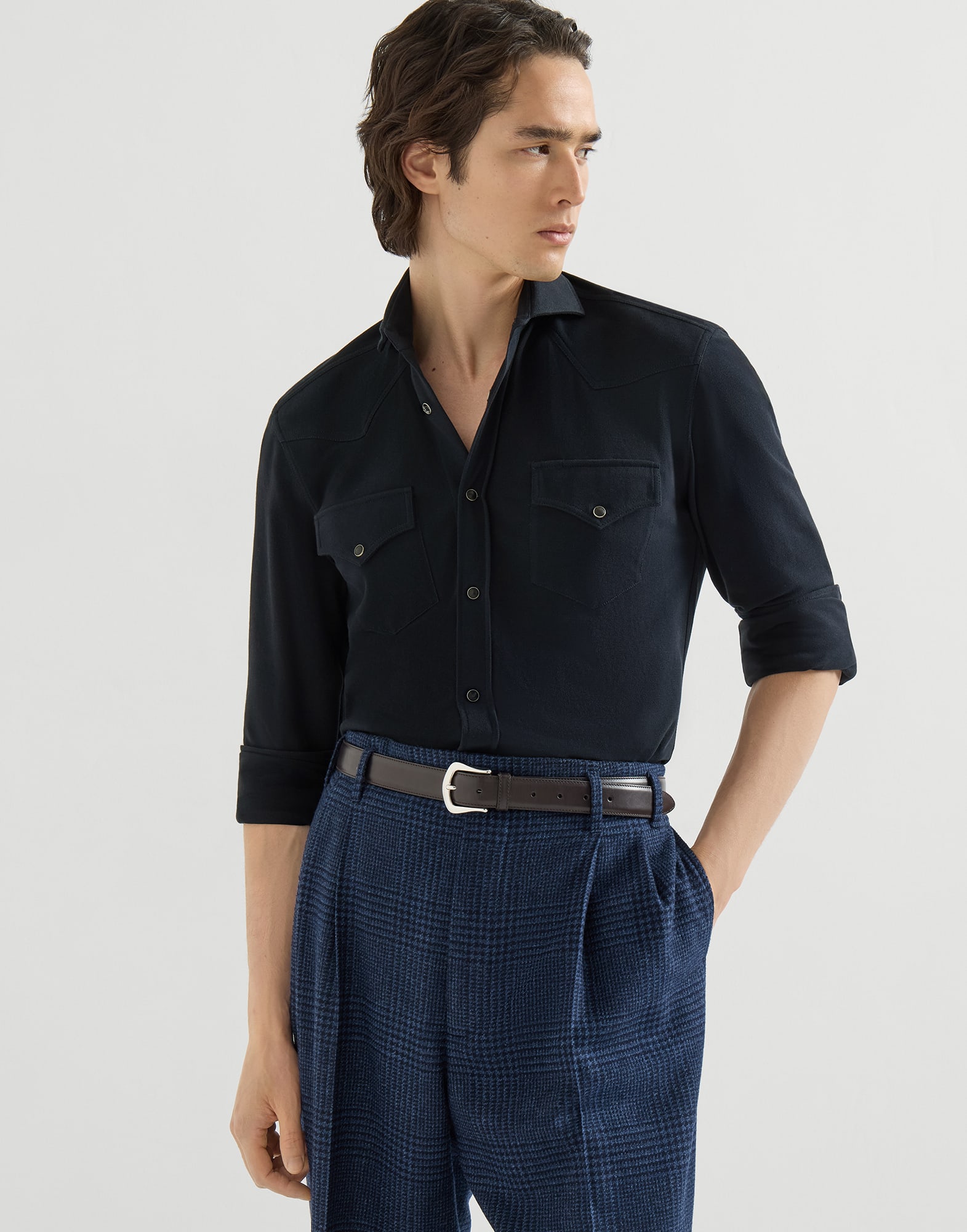Jersey-Bluse - Editorial-Ansicht - Vollbildmodus