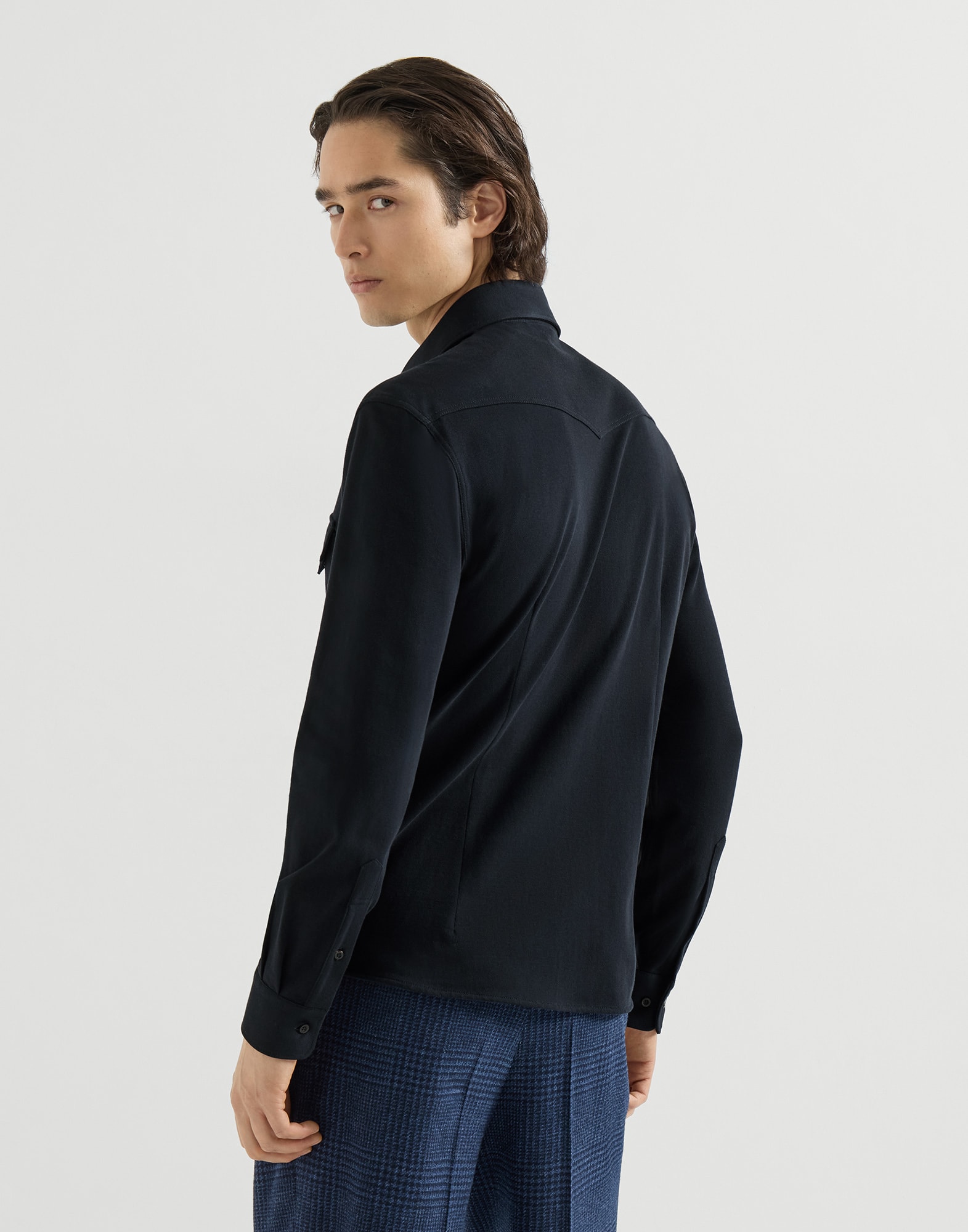 メンズ 向け ジンジャー ピケシャツ | Brunello Cucinelli