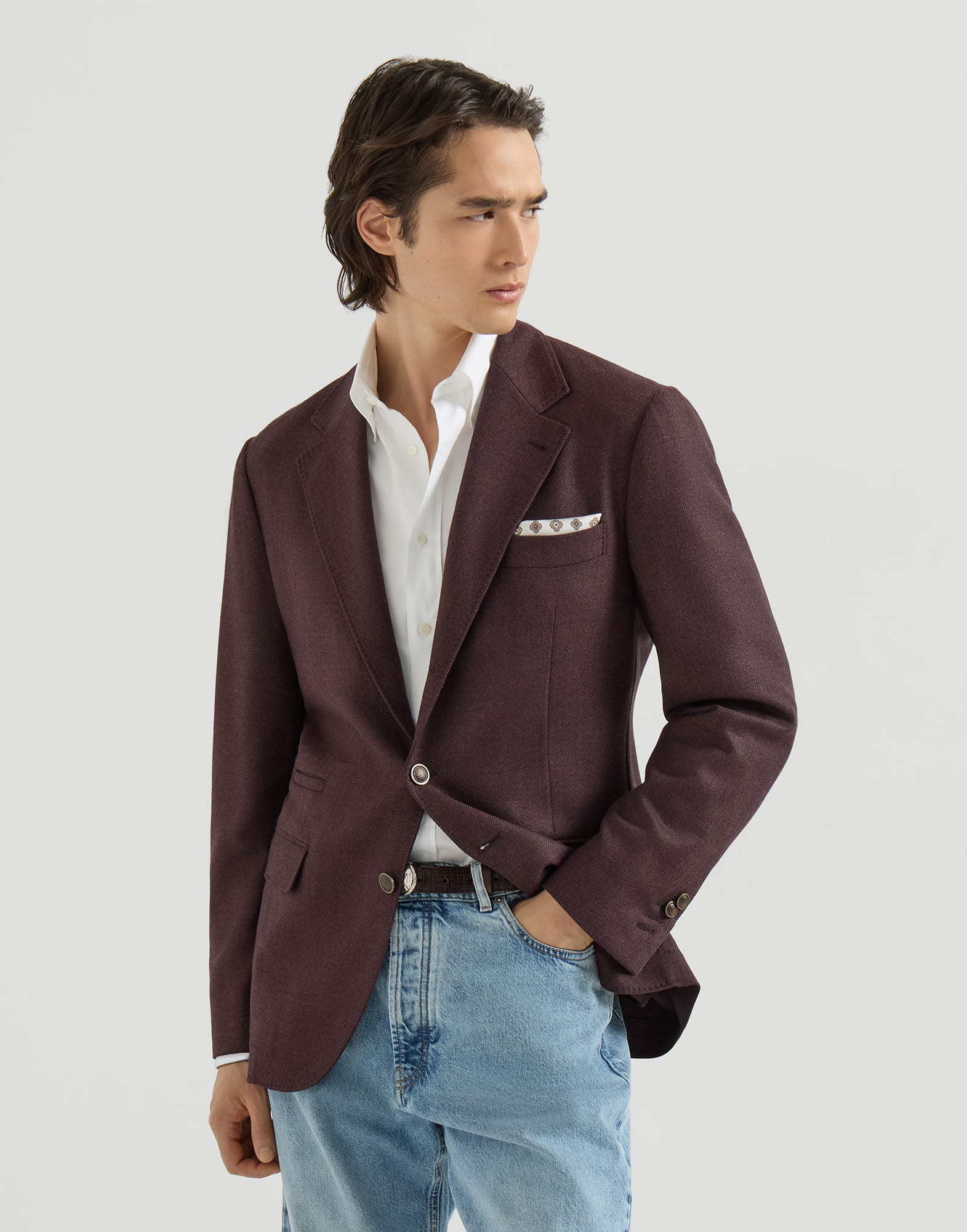 Single Breasted Blazer - Front view - View Full Screen