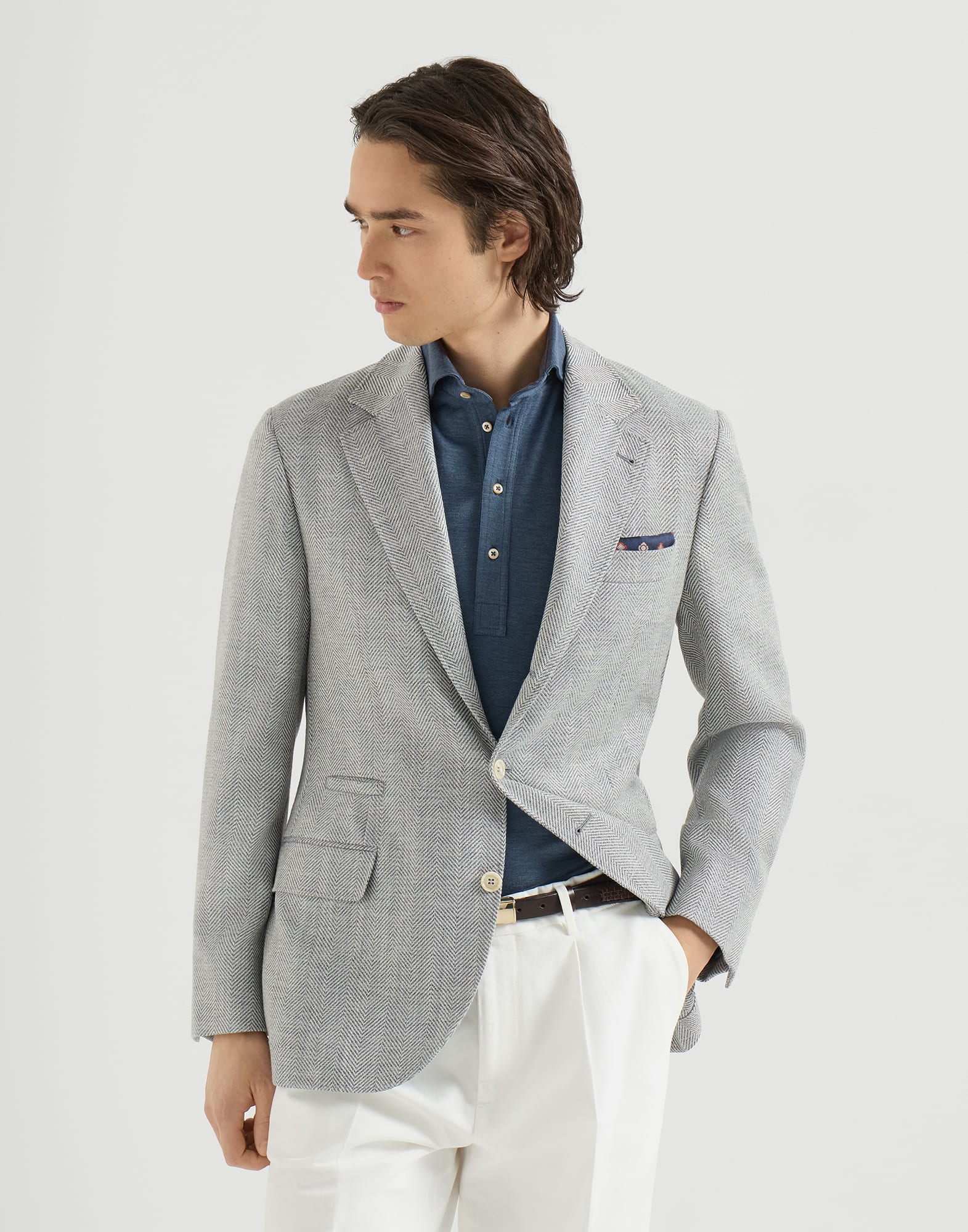 Single Breasted Blazer - Front view - View Full Screen