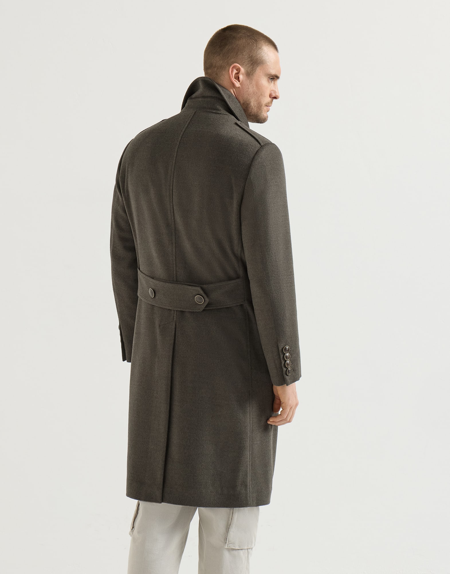 メンズ 向け マッド バージンウール コート | Brunello Cucinelli