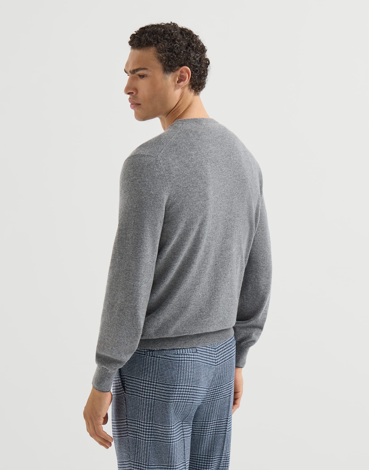 Cashmere sweater for Man in Navy Blue | Brunello Cucinelli