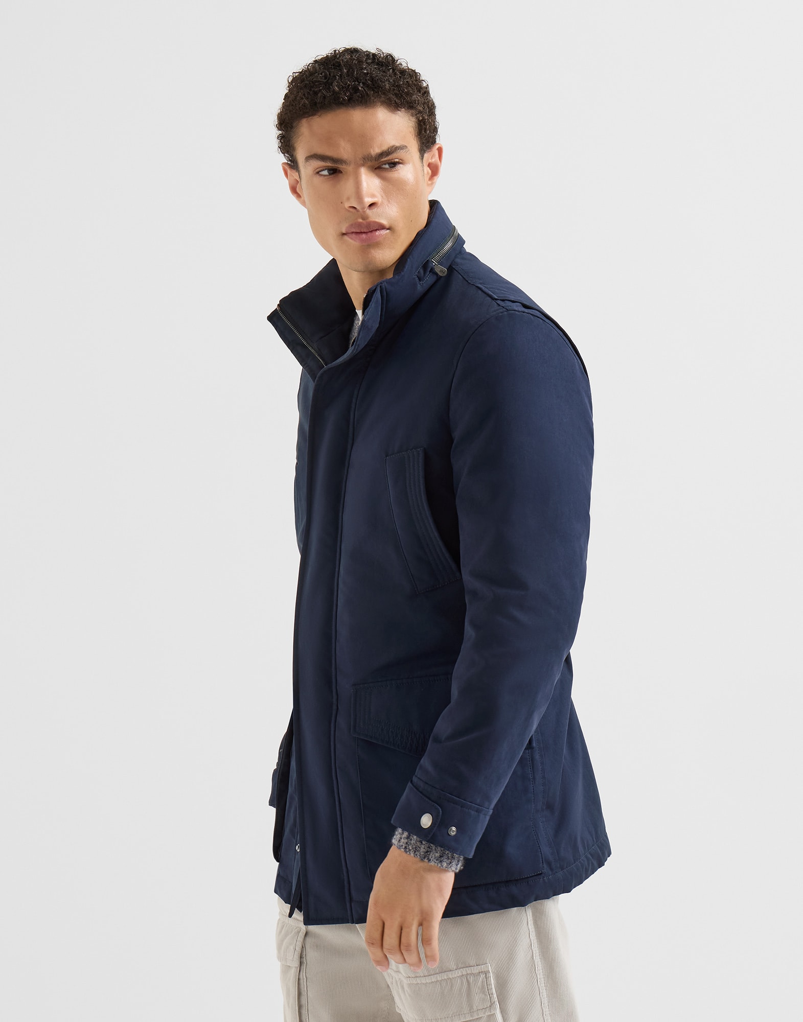 Four-Pocket Outerwear Jacket - Front view - View Full Screen