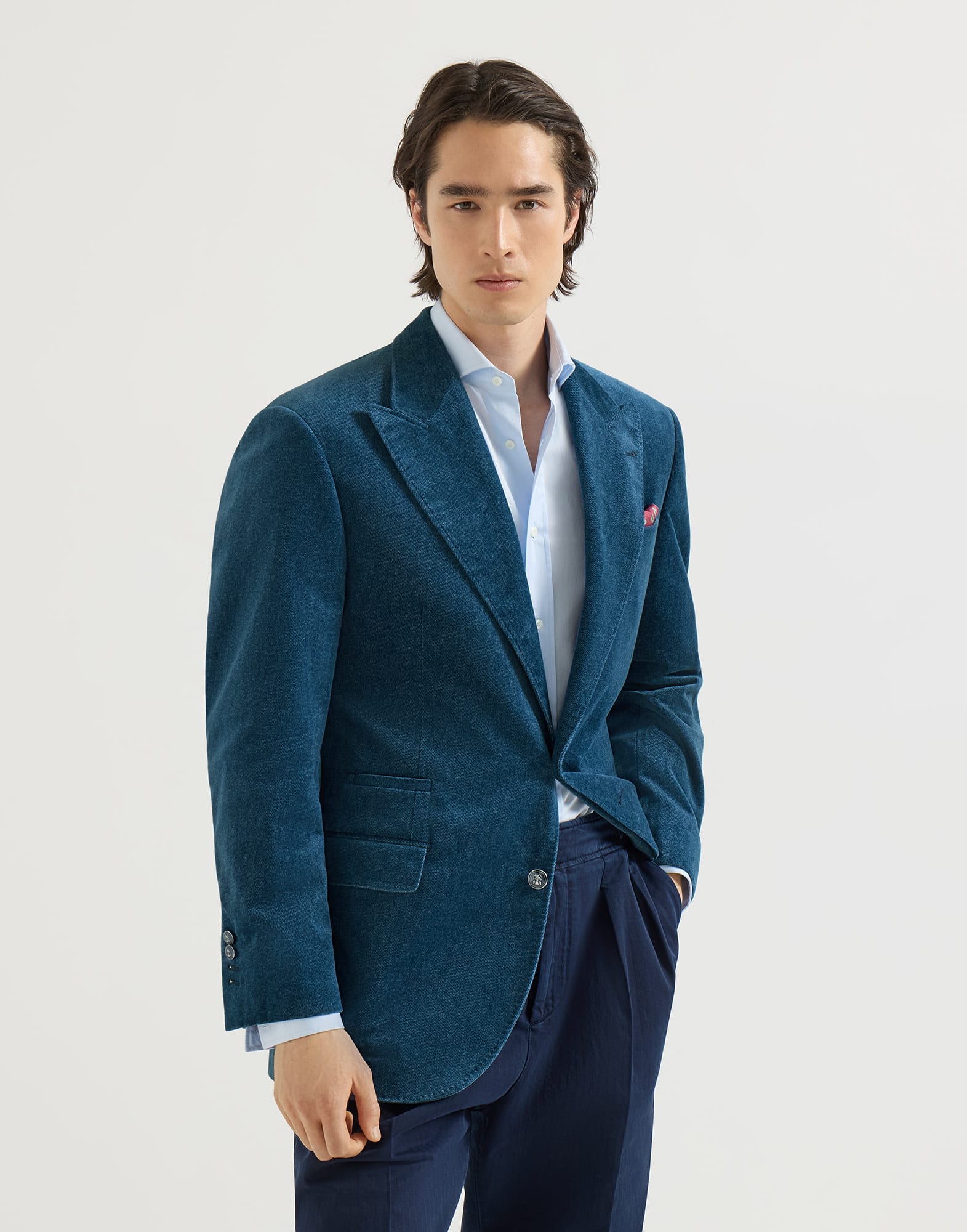 Einreihiger Blazer - Vorderansicht - Vollbildmodus