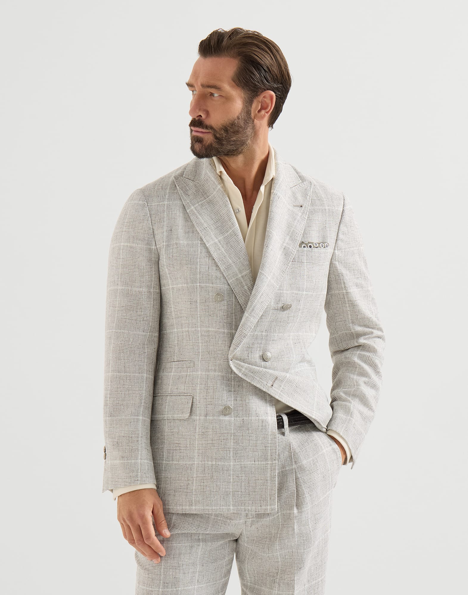 One-and-a-Half-Breasted Blazer - Front view - View Full Screen
