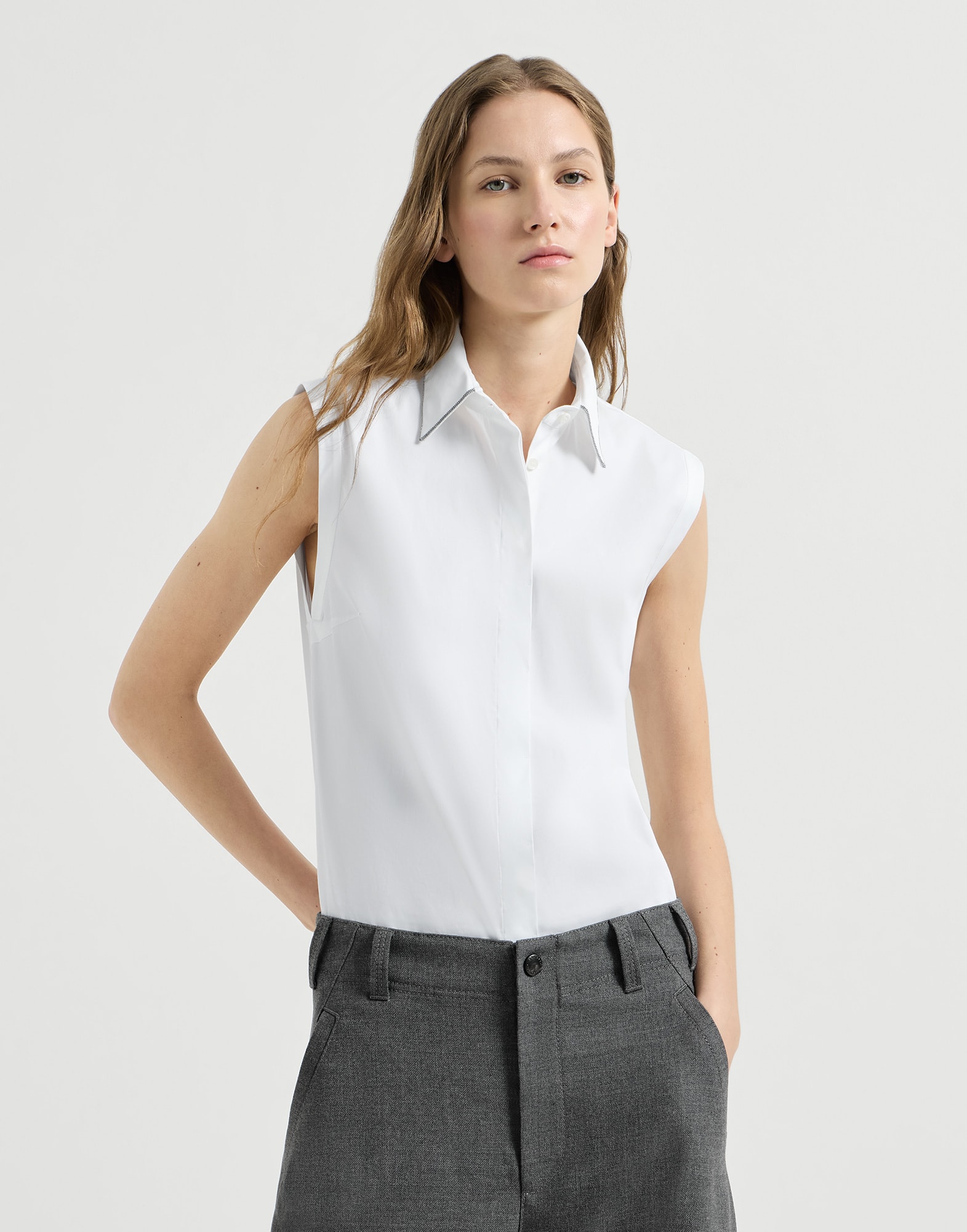 Cotton Shirt - Front view - View Full Screen