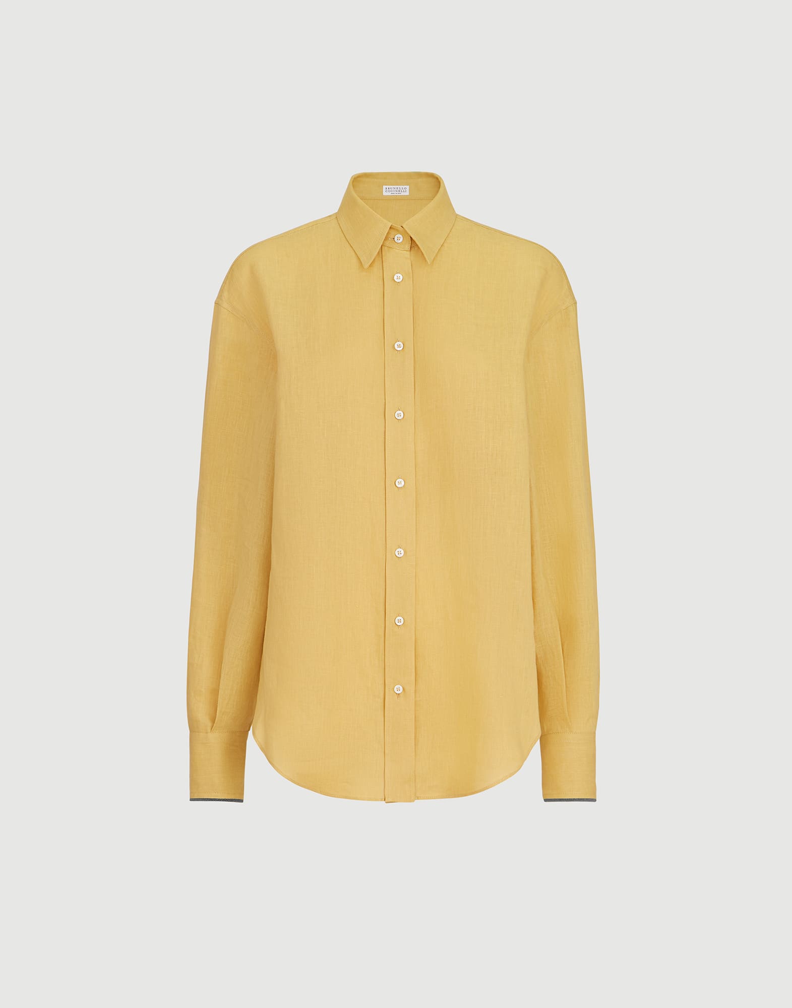 Brunello Cucinelli Linen shirt with monili | Thumbnail 7