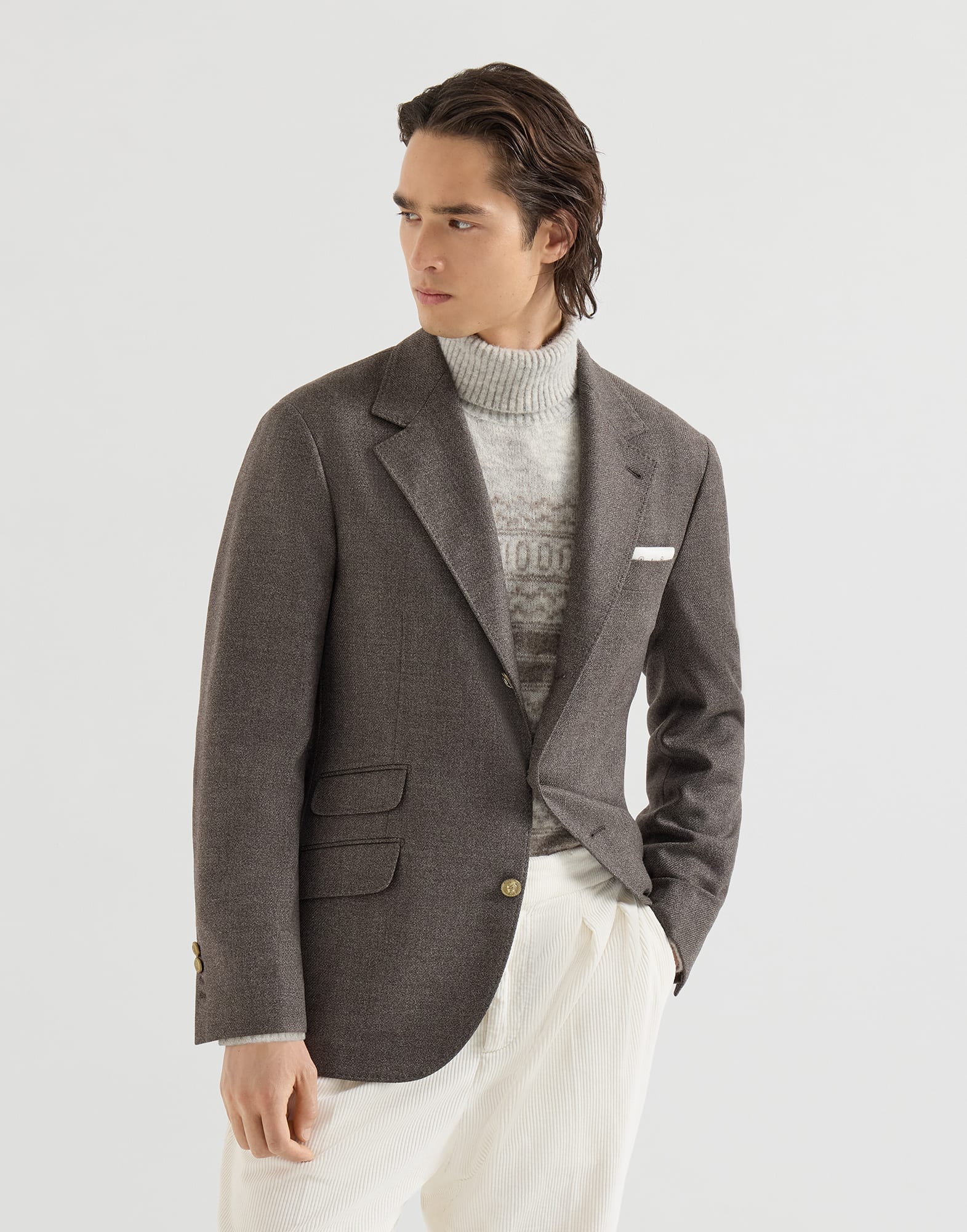 Single Breasted Blazer - Front view - View Full Screen