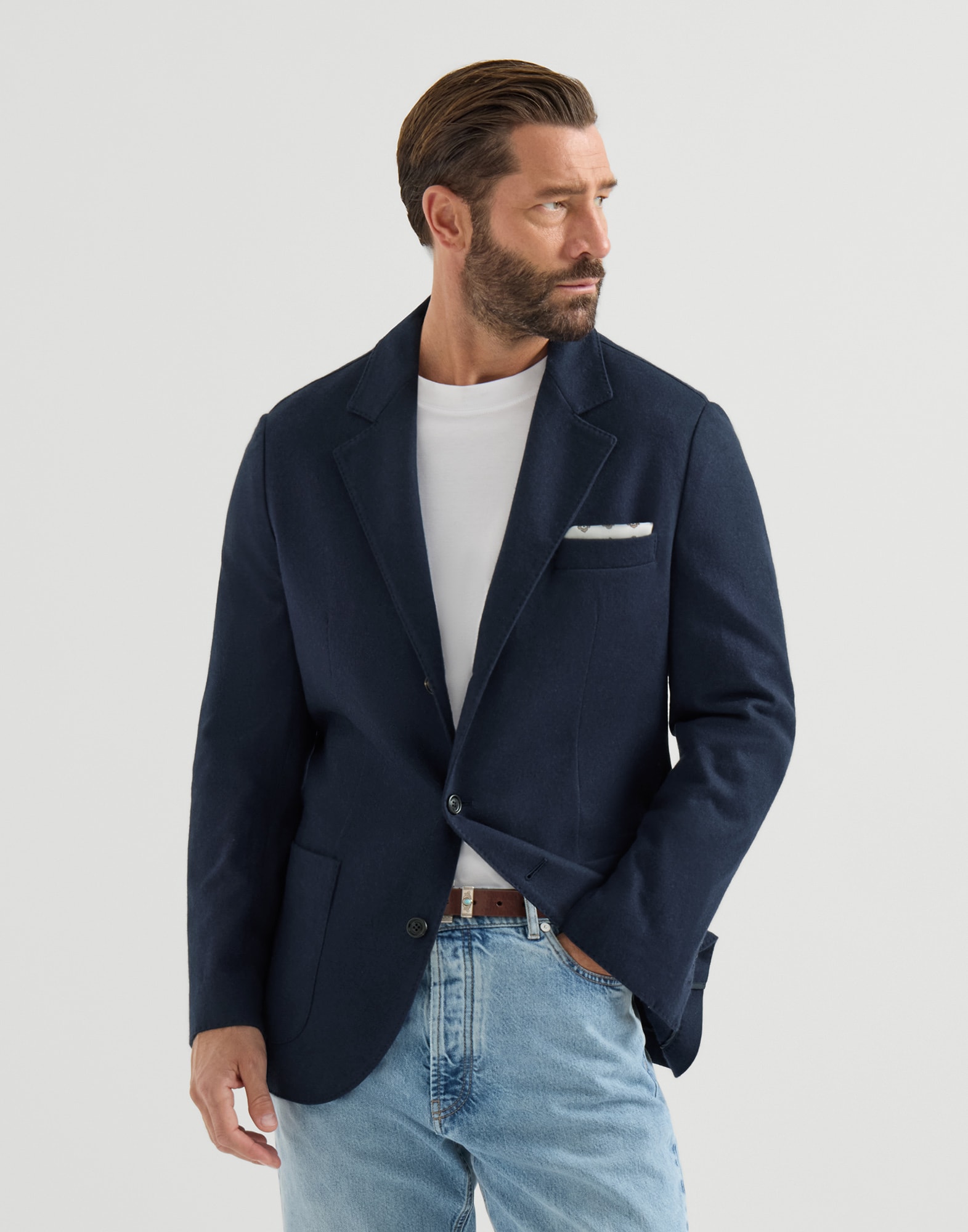 Single Breasted Blazer - Front view - View Full Screen