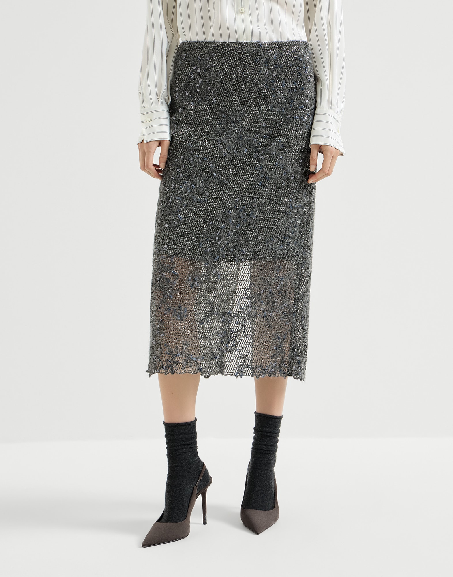Midi Skirt - Front view - View Full Screen