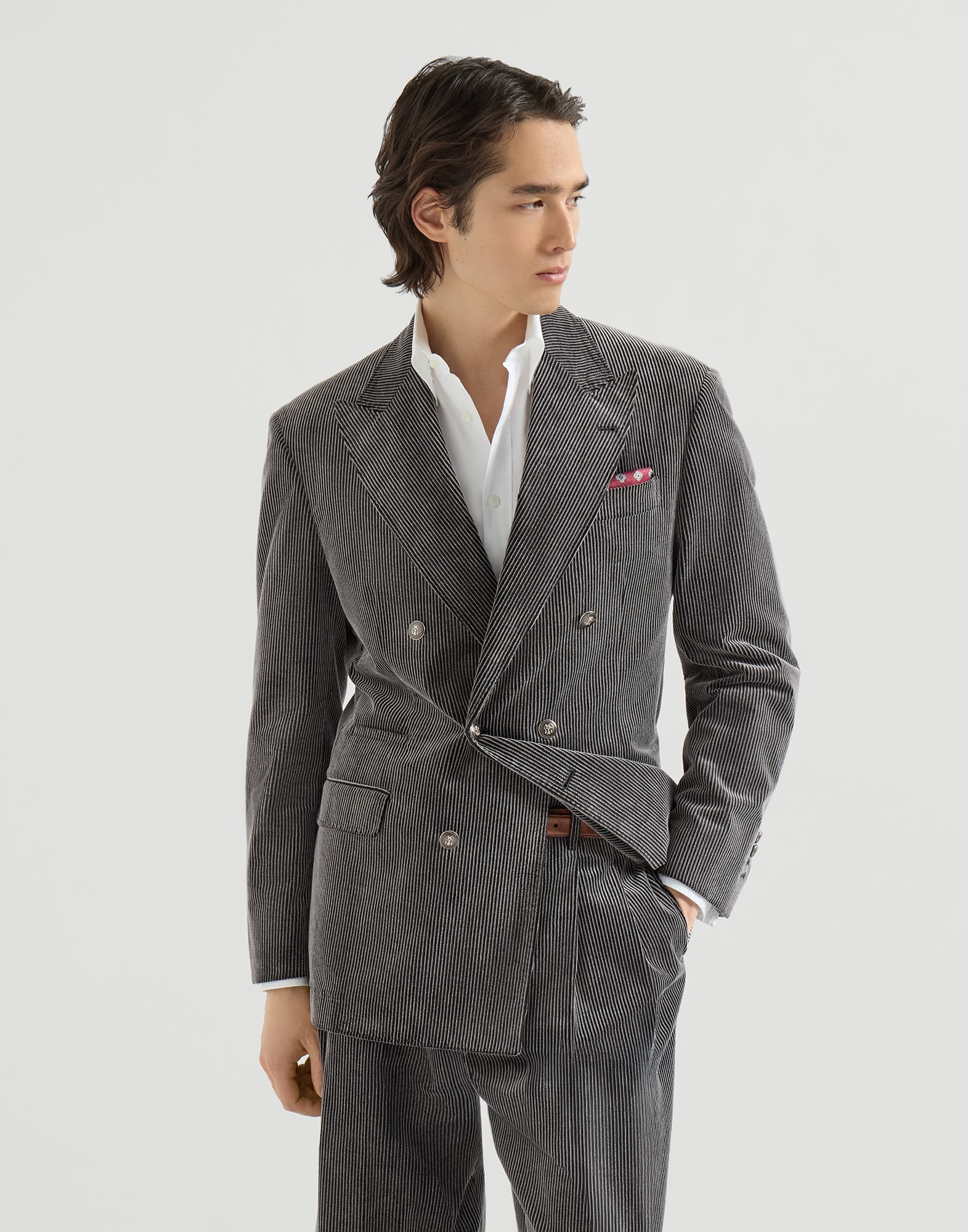 One-and-a-Half-Breasted Blazer - Front view - View Full Screen