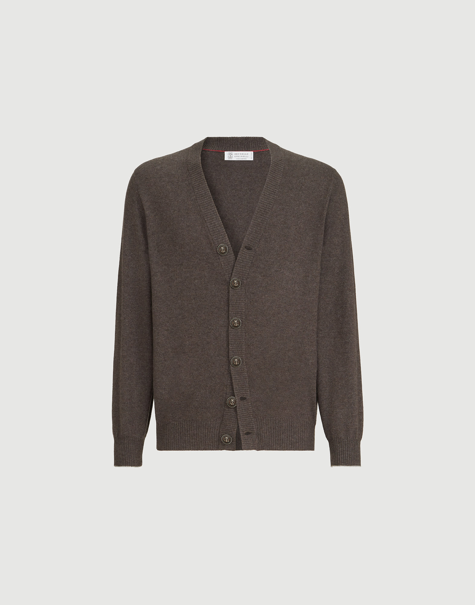 メンズ 向け ネイビーブルー カシミヤカーディガン | Brunello Cucinelli