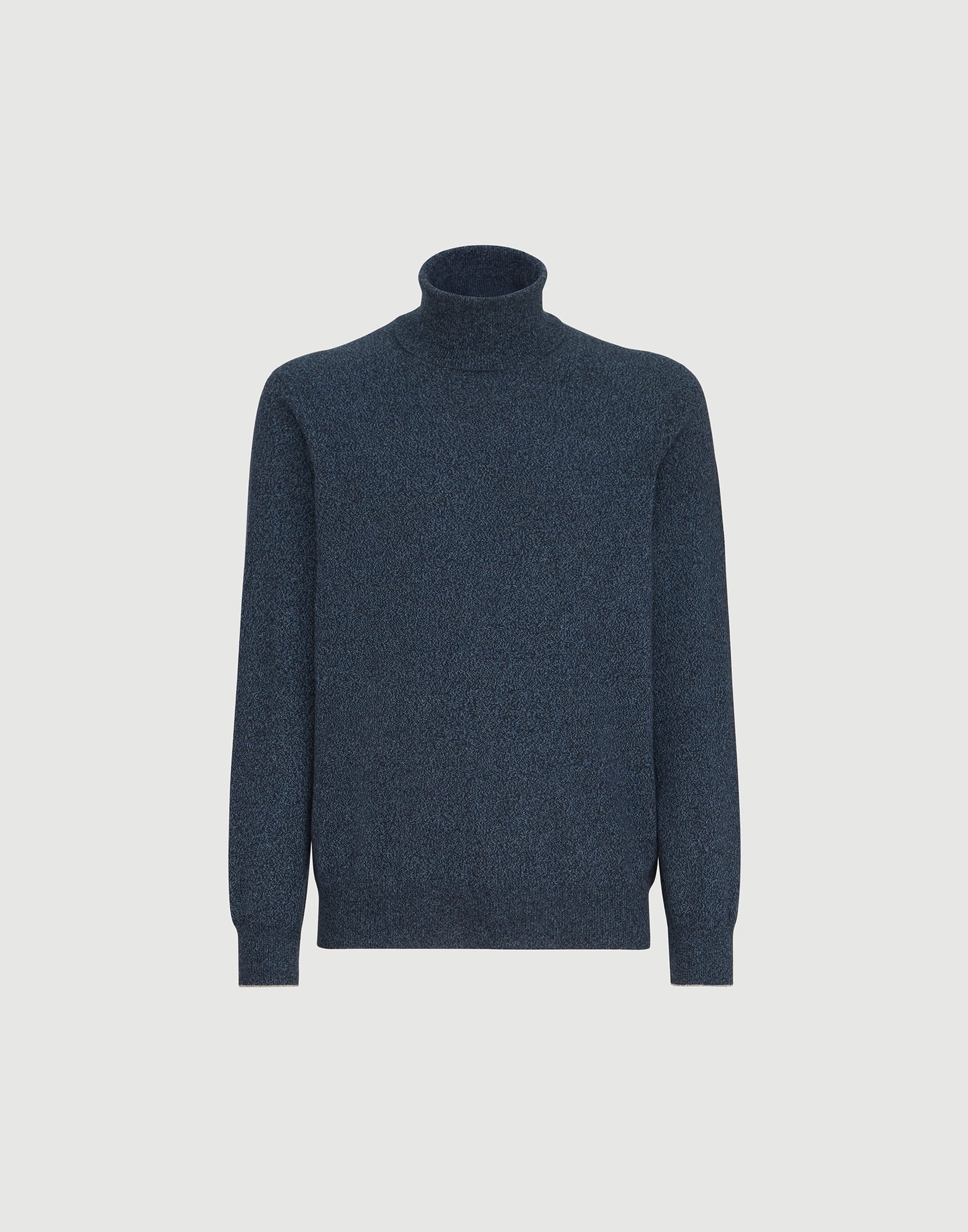 Cashmere turtleneck sweater for Man in Dark Grey | Brunello Cucinelli