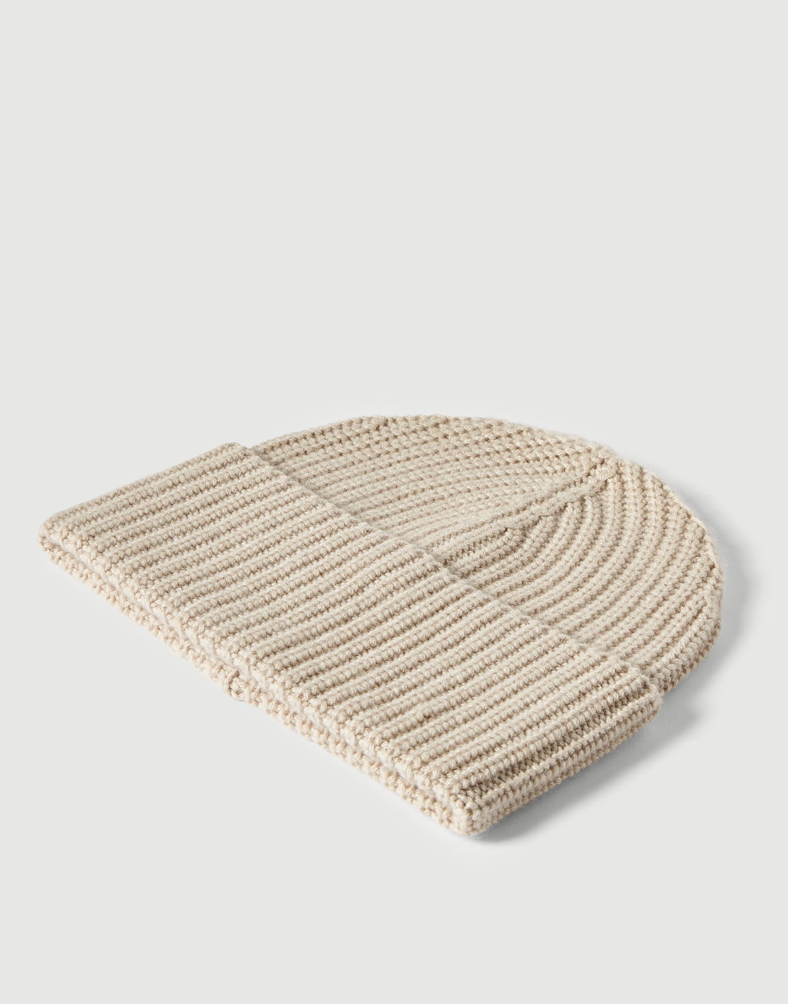 メンズ 向け ライトグレー カシミヤ ニットキャップ | Brunello Cucinelli