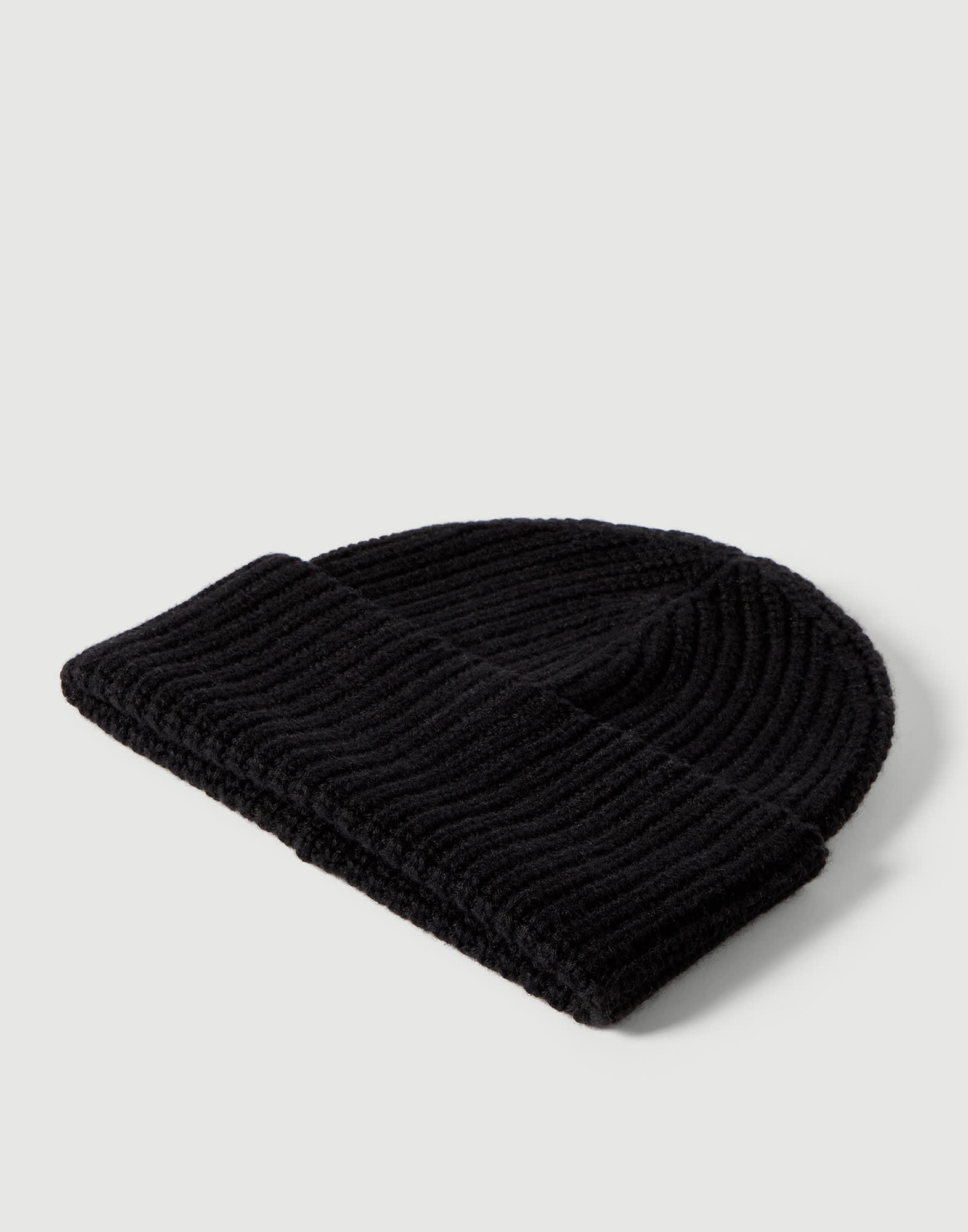 メンズ 向け ブラック カシミヤ ニットキャップ | Brunello Cucinelli
