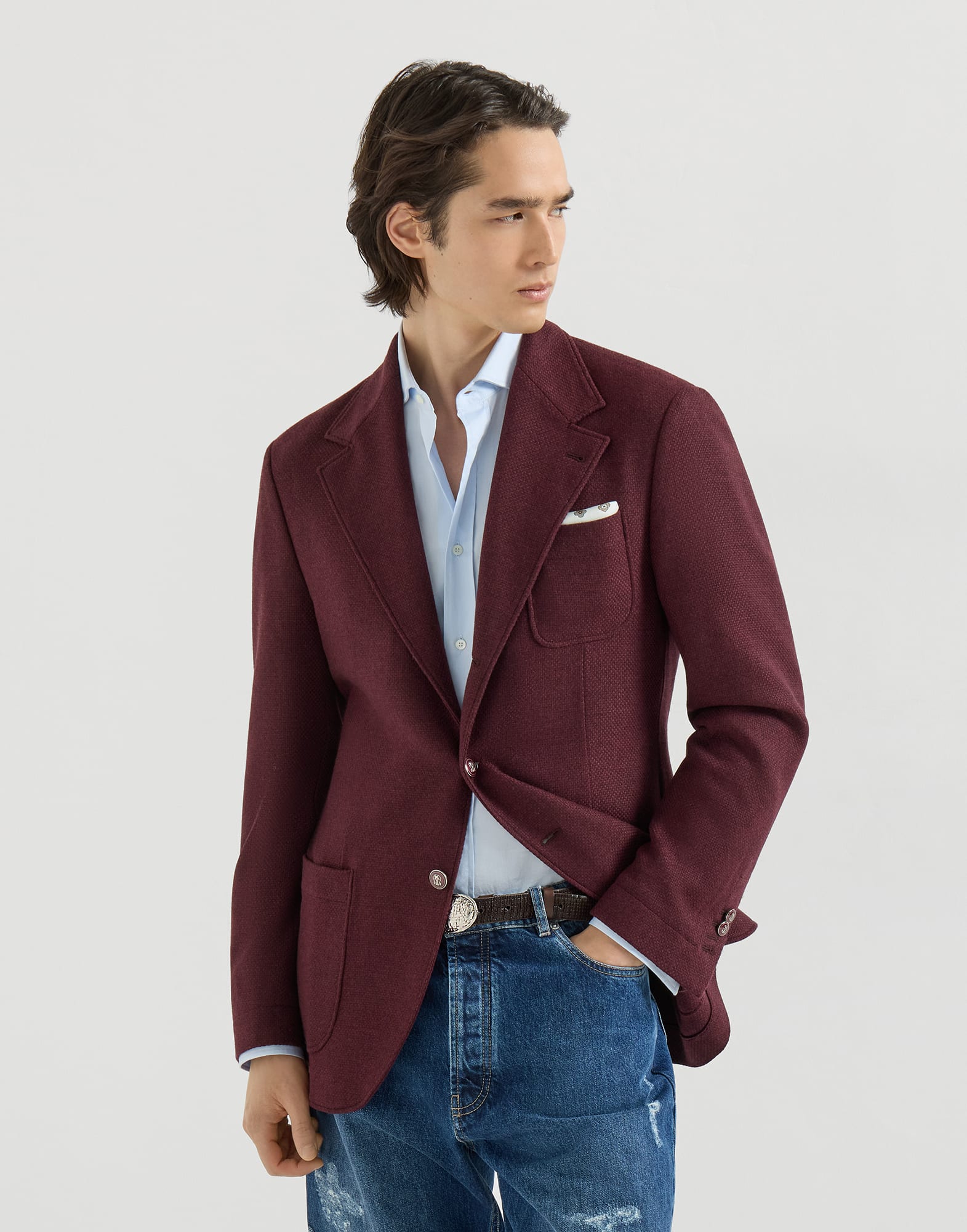 Single Breasted Blazer - Front view - View Full Screen
