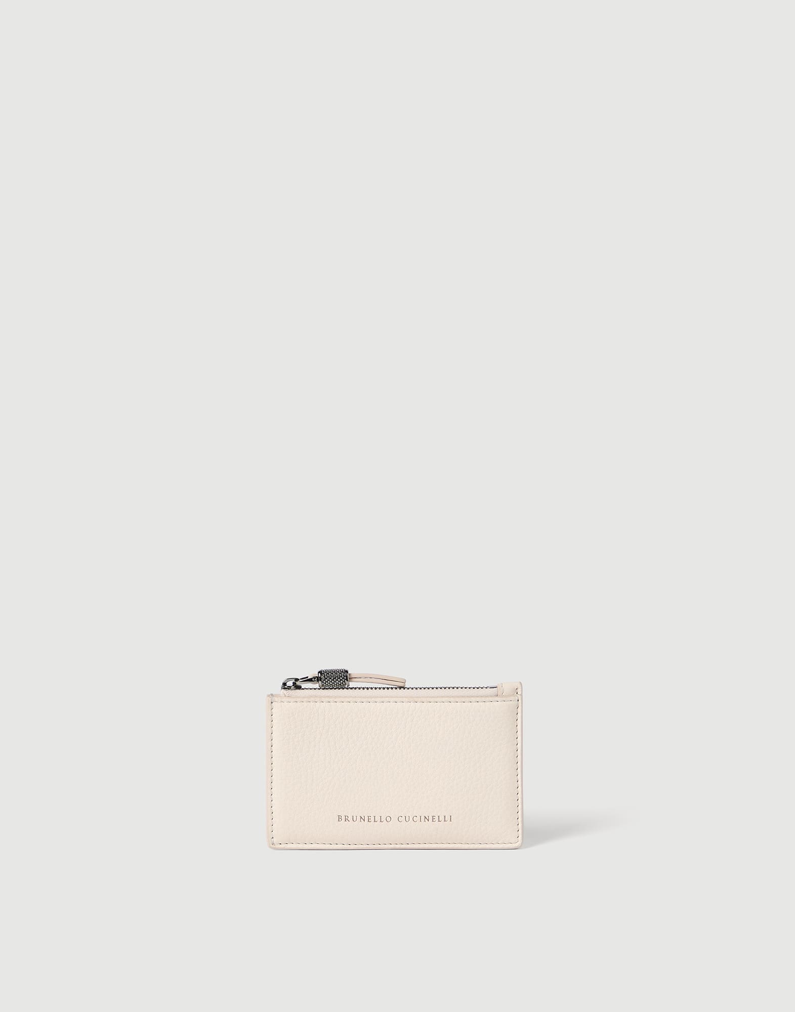 Card case for Woman in Ivory | Brunello Cucinelli