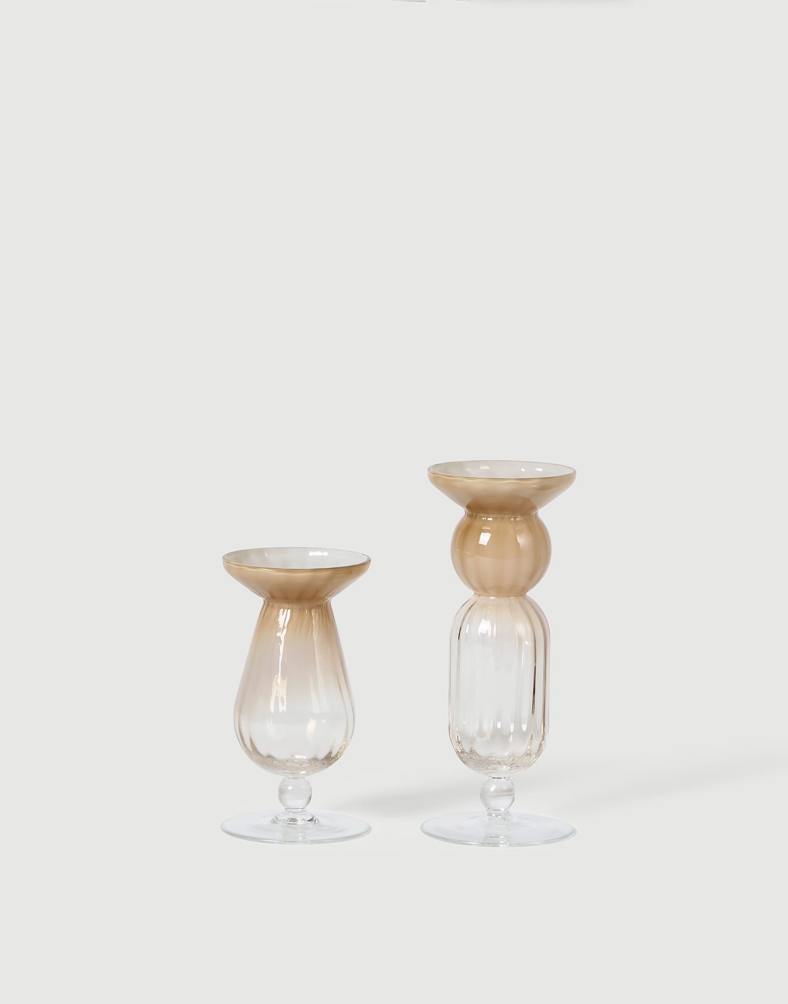 Murano glass candlesticks Beige Lifestyle - Brunello Cucinelli