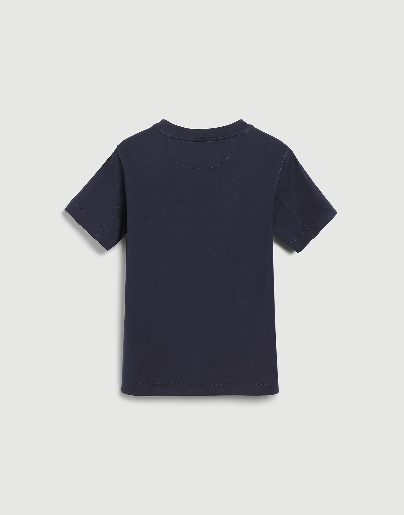 T-shirt with print for Boys in Pearl Grey | Brunello Cucinelli
