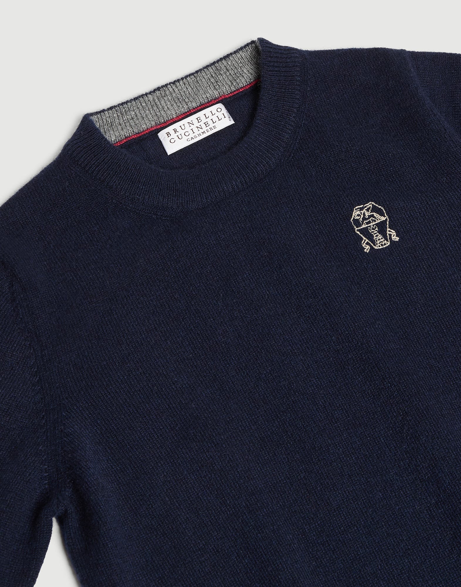 ボーイズ 向け サンド カシミヤセーター | Brunello Cucinelli