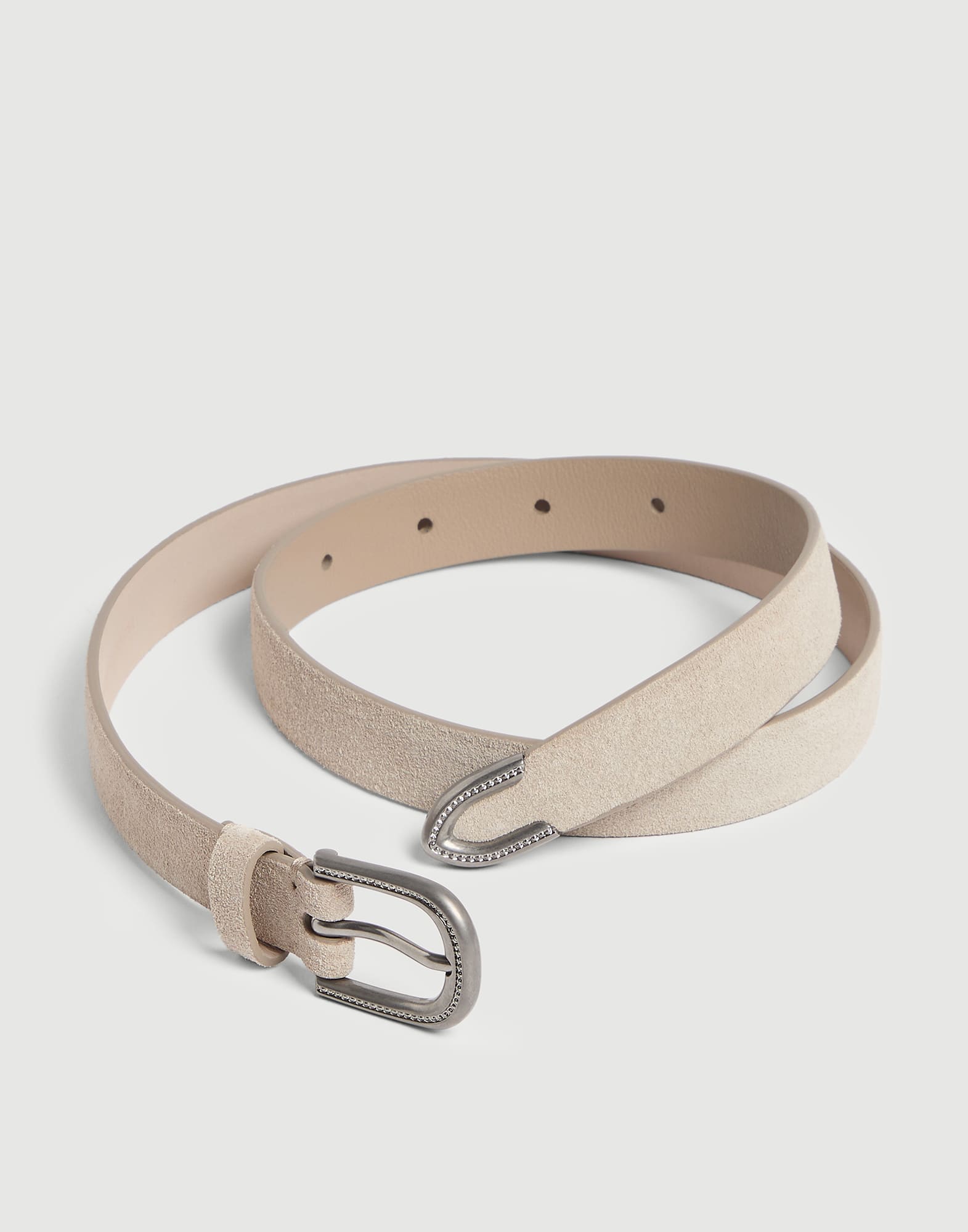 ガールズ 向け ヘーゼルナッツ スエード ベルト | Brunello Cucinelli