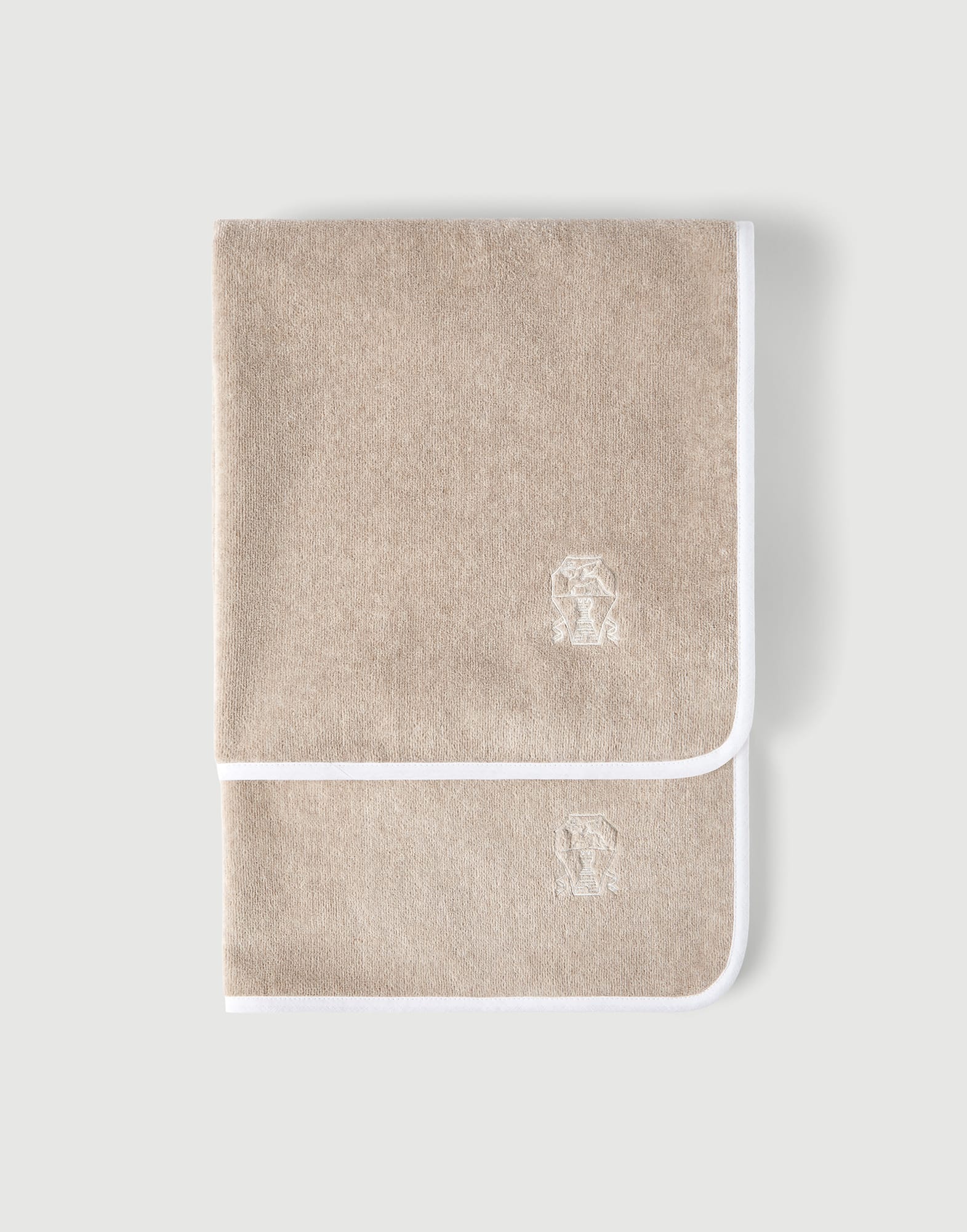 Set mit zwei Frotteetüchern in Beige | Lifestyle