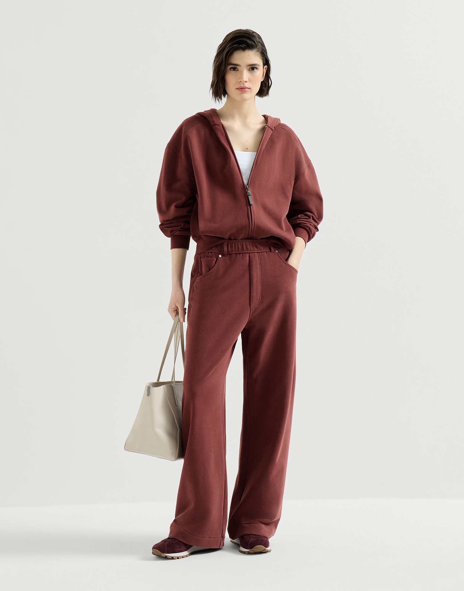 BRUNELLO CUCINELLI セットアップ フーディー ハーフパンツ для Женщина в | Brunello Cucinelli