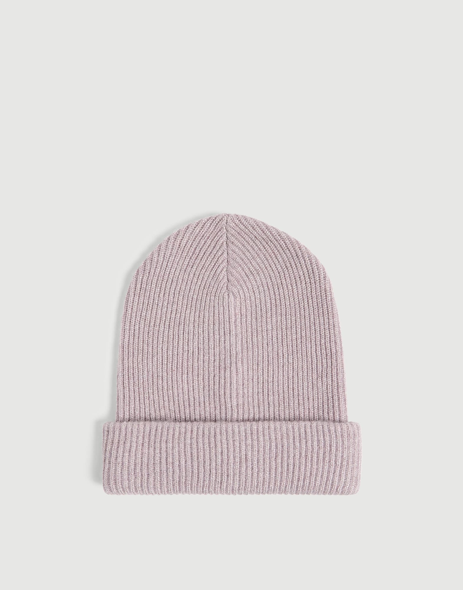 Sparkling beanie with monili Mauve Girls - Brunello Cucinelli