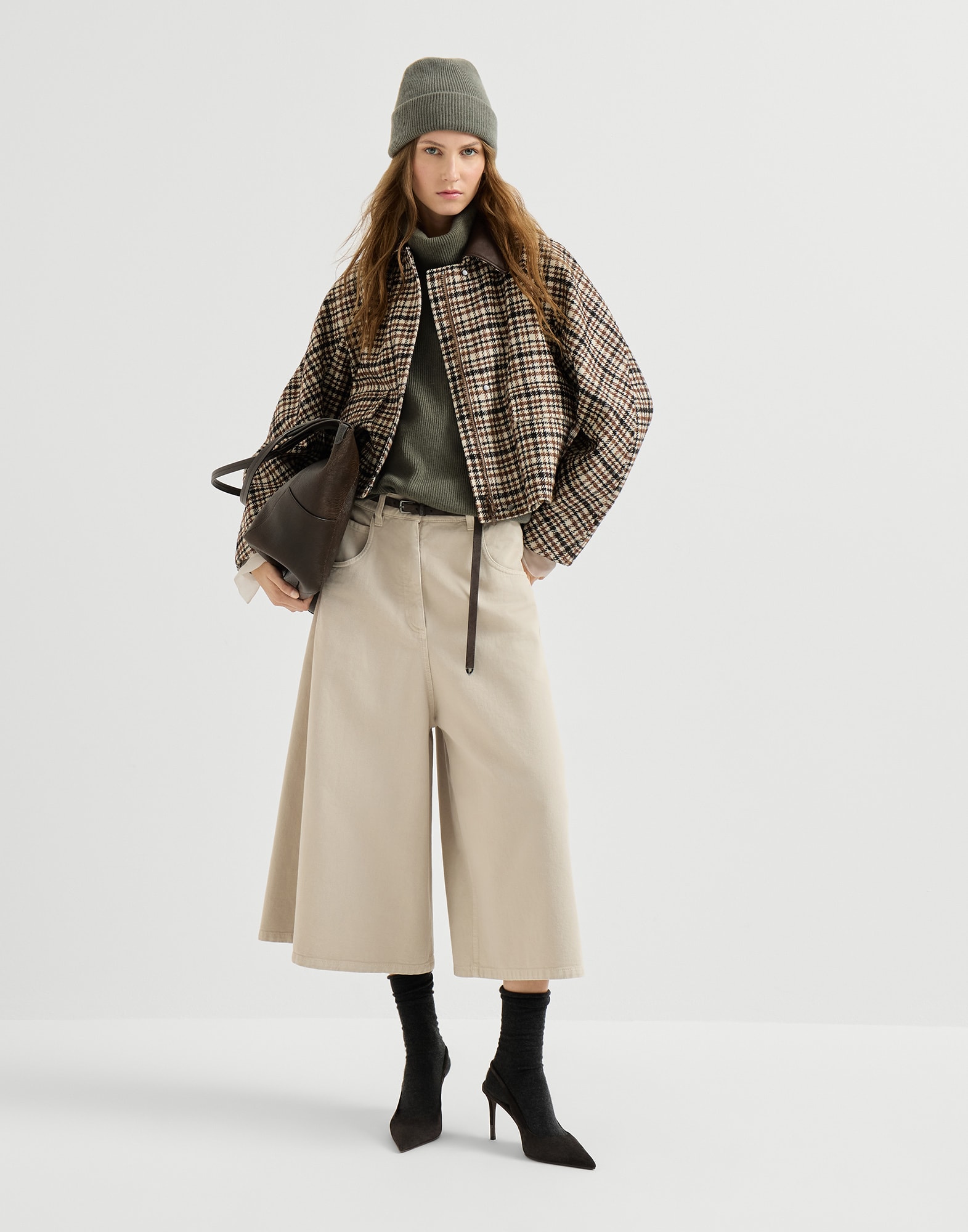 Cashmere turtleneck sweater for Woman in Firebrick | Brunello