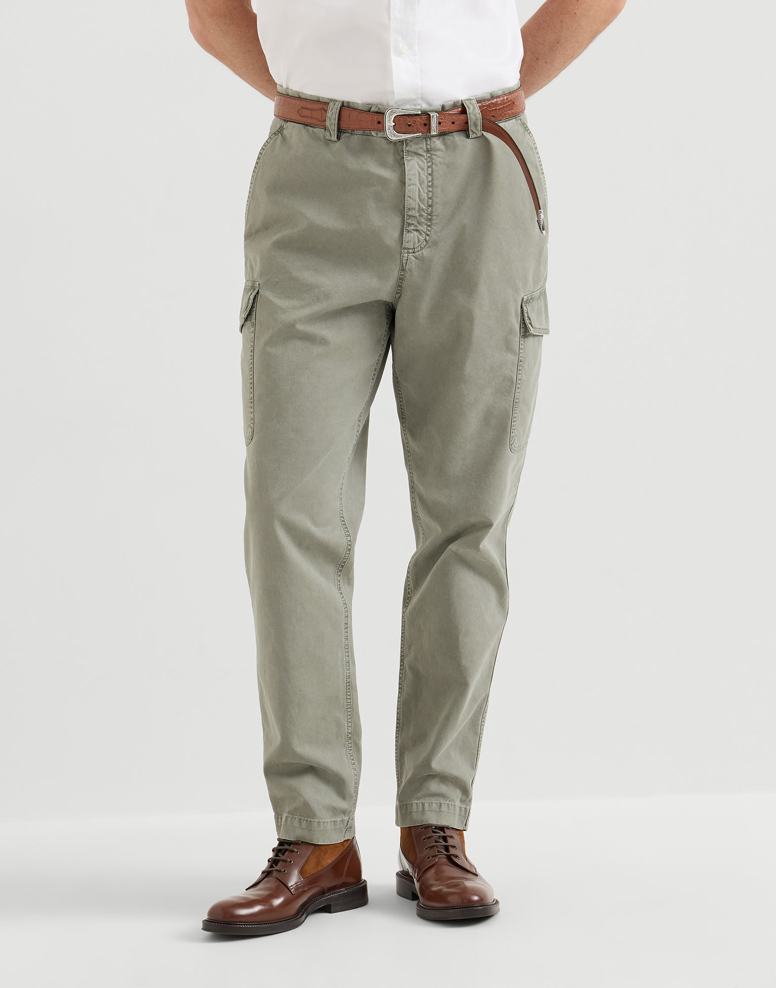 Trousers with cargo pockets Military Man - Brunello Cucinelli
