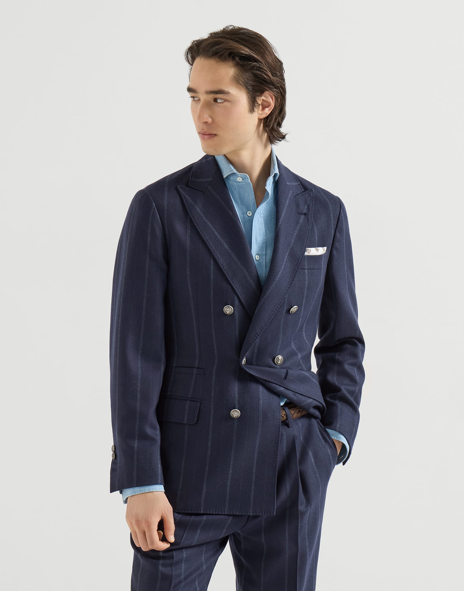 One-and-a-Half-Breasted Blazer - Front view - View Full Screen