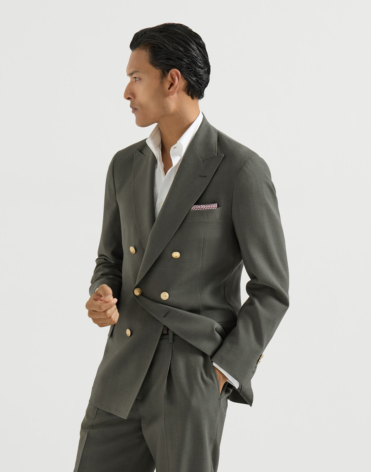One-and-a-Half-Breasted Blazer - Front view - View Full Screen