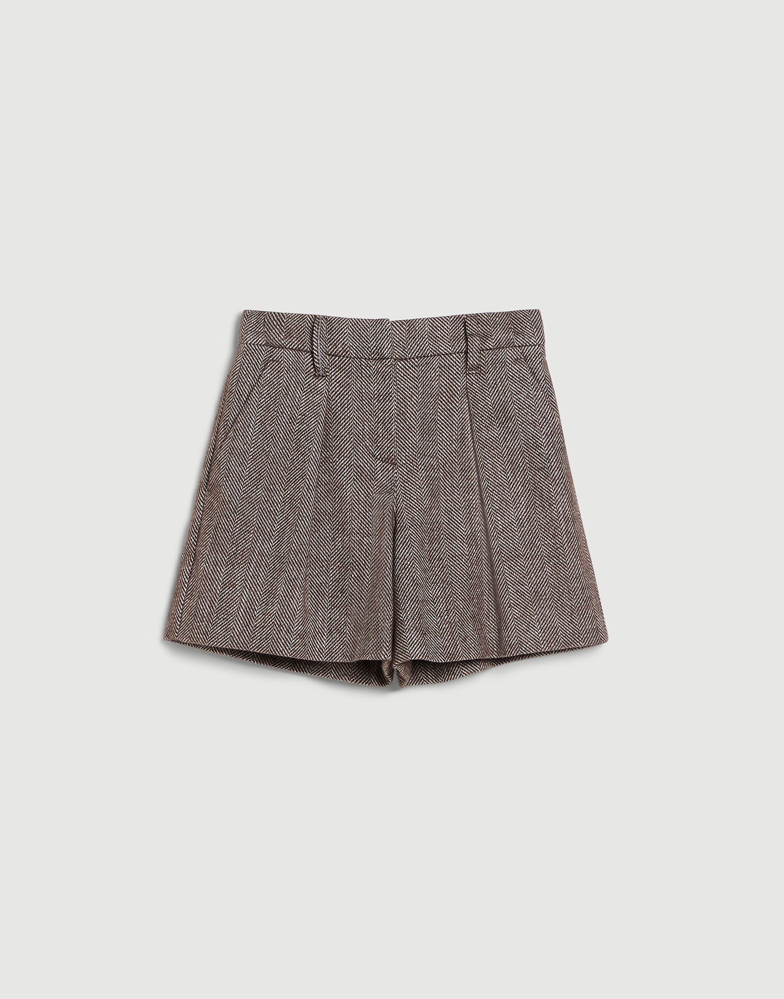 Sartorial shorts with monili Brown Girls - Brunello Cucinelli
