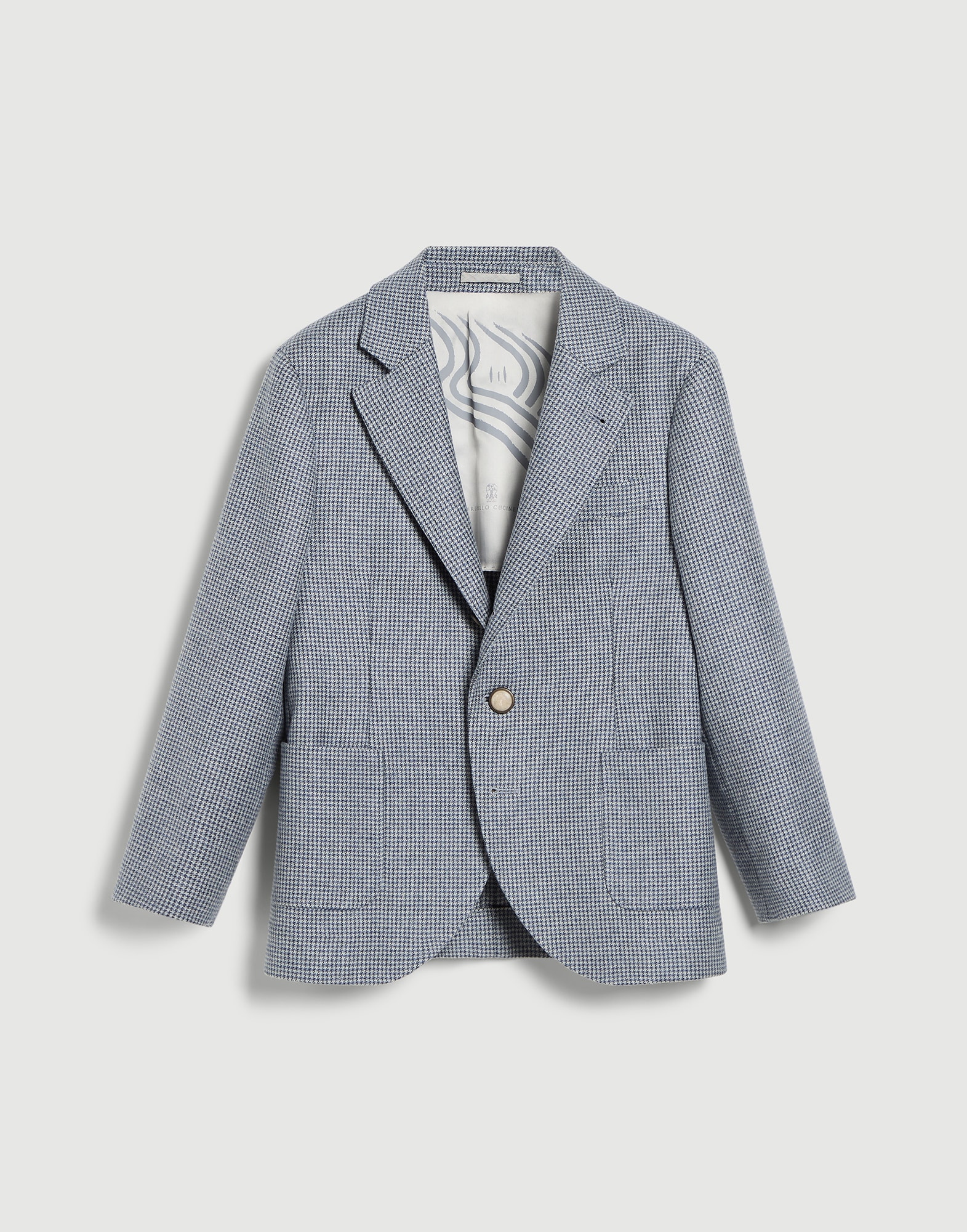 Cashmere and silk blazer Cerulean Boys - Brunello Cucinelli